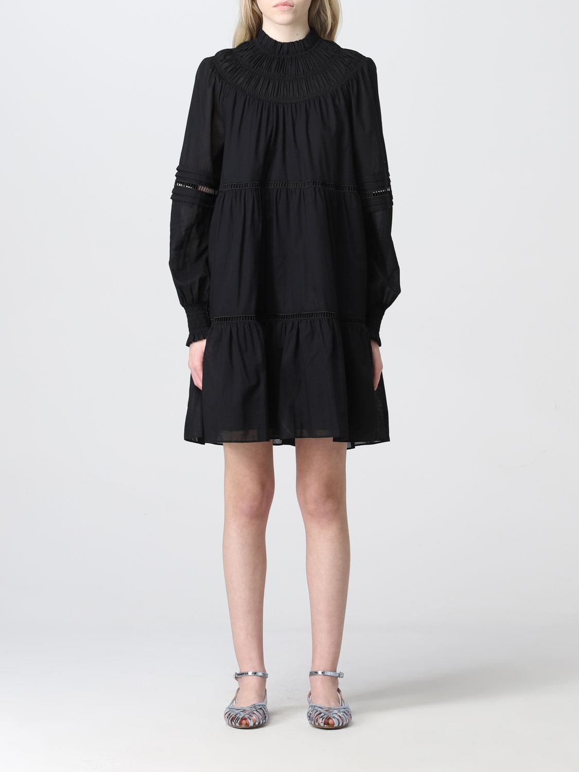MICHAEL KORS: dress for woman - Black | Michael Kors dress MU1808L4YJ ...