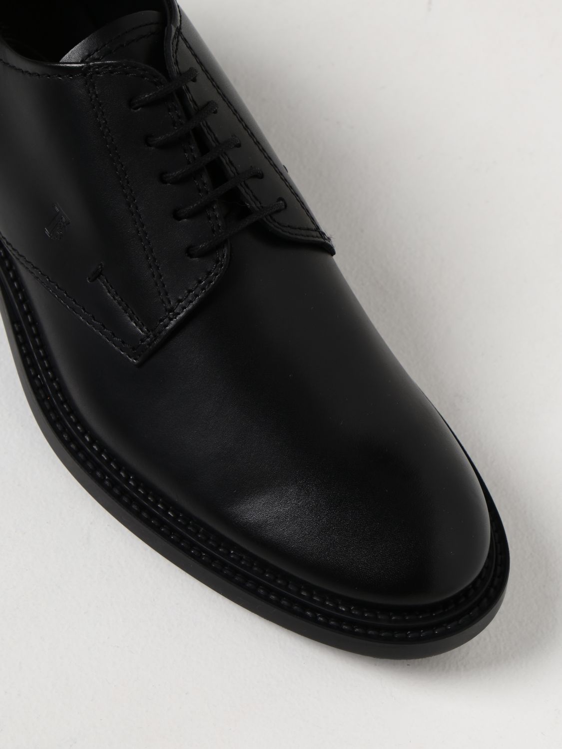 Zapatos de cordones Tod's: Zapatos de cordones Tod's para hombre negro 4