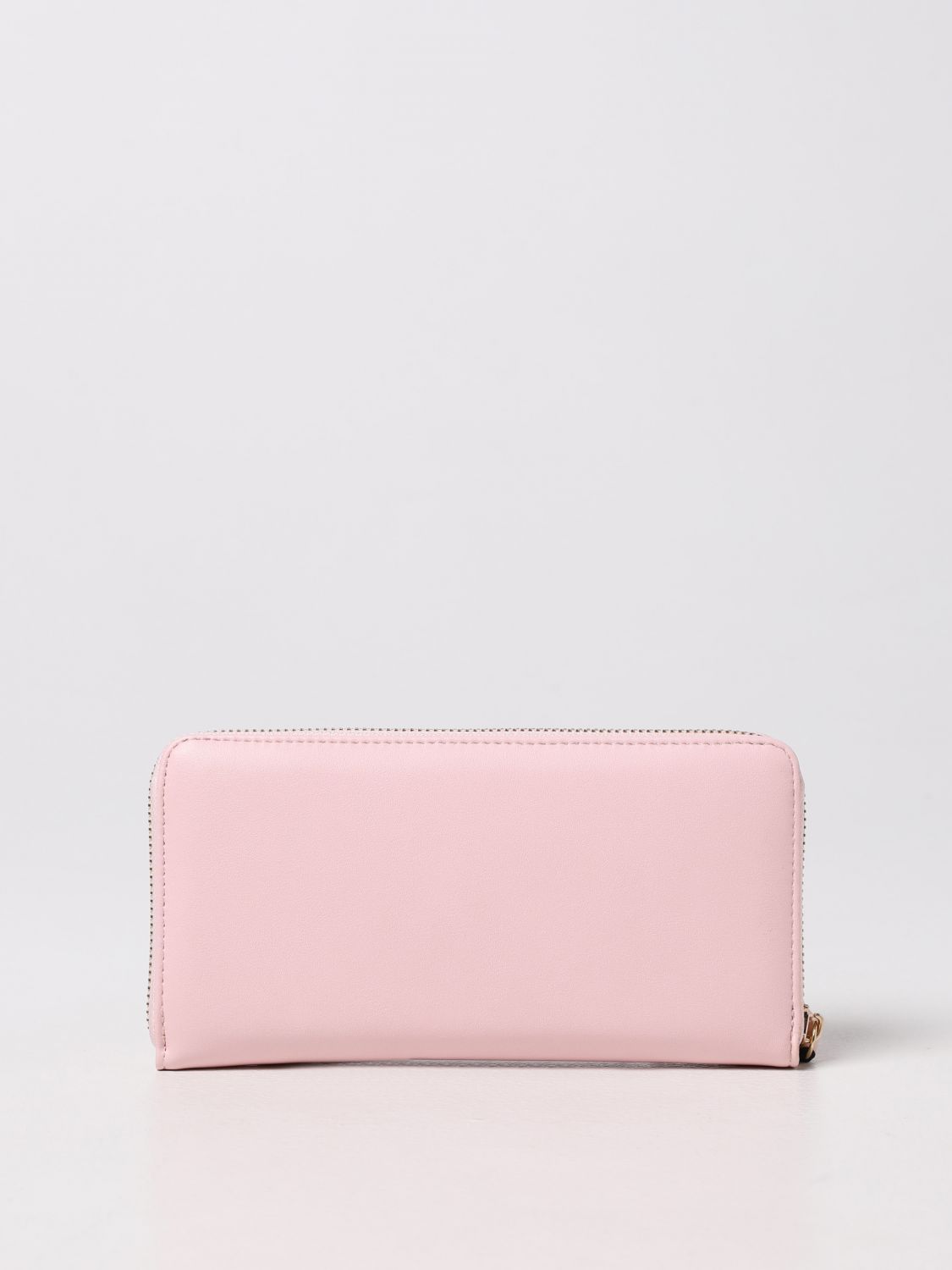 Wallet Twinset: Continental Twinset wallet in synthetic leather pink 3