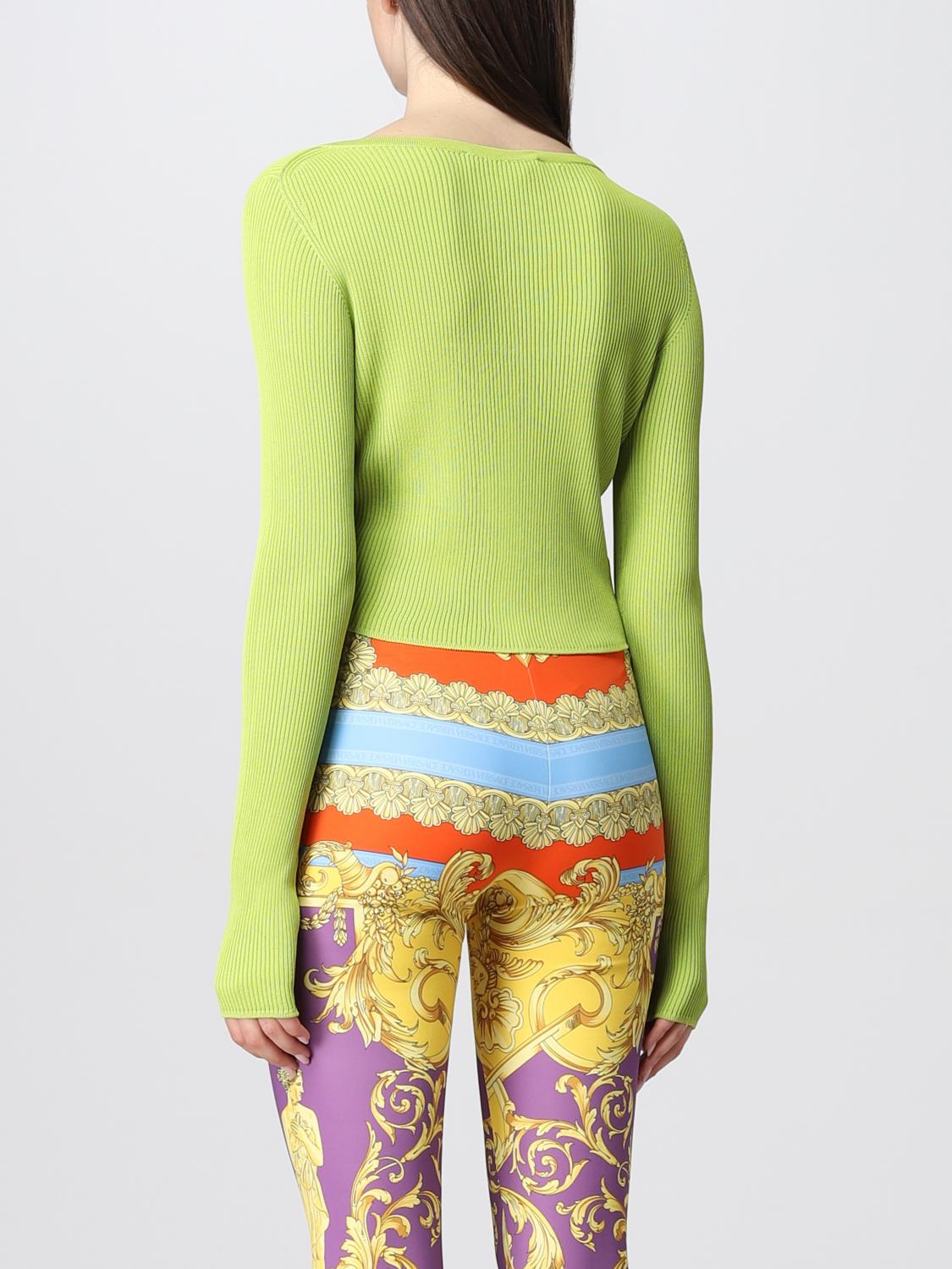 VERSACE knit cardigan Lemon Cardigan Versace 10047951A03285