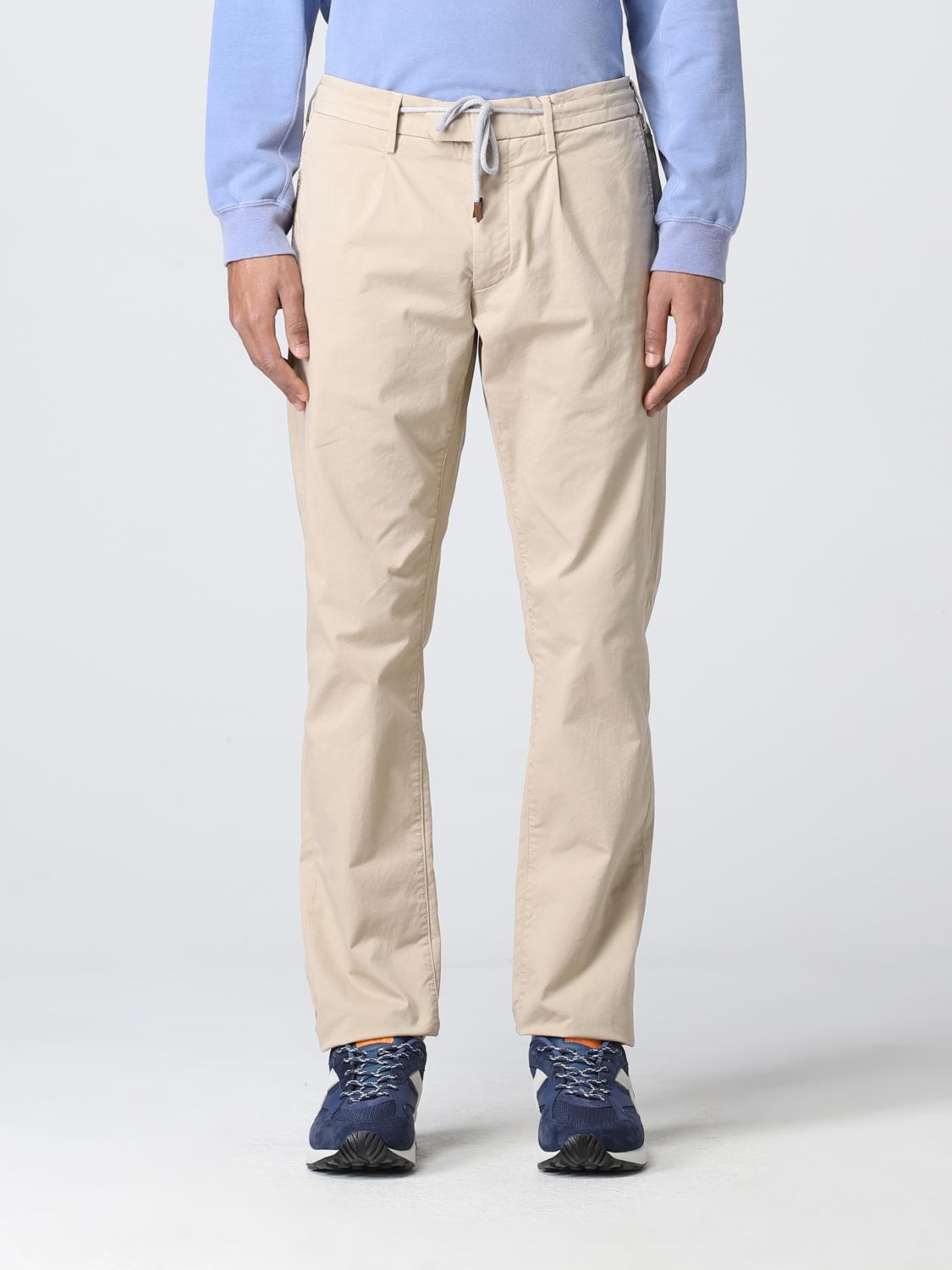 ELEVENTY: Pants men - Dove Grey | Pants 