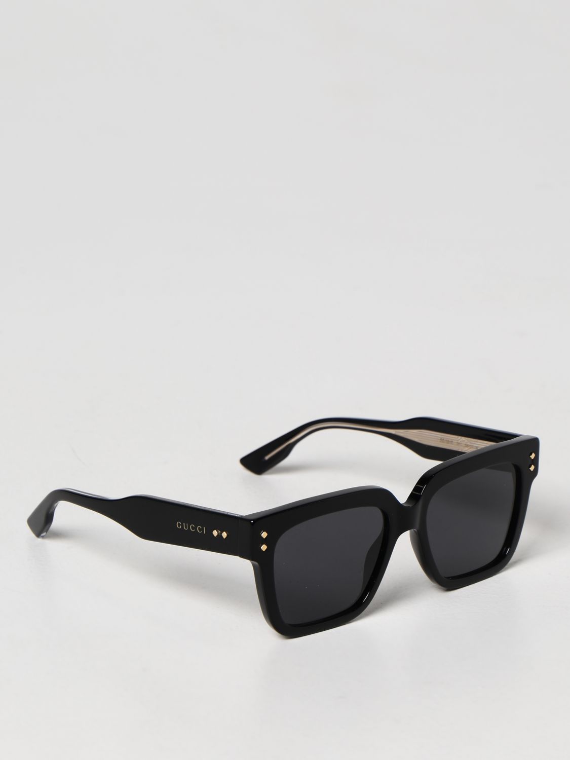Tot stand brengen cache Bakken GUCCI: sunglasses in acetate - Black 1 | Gucci sunglasses GG1084S online on  GIGLIO.COM