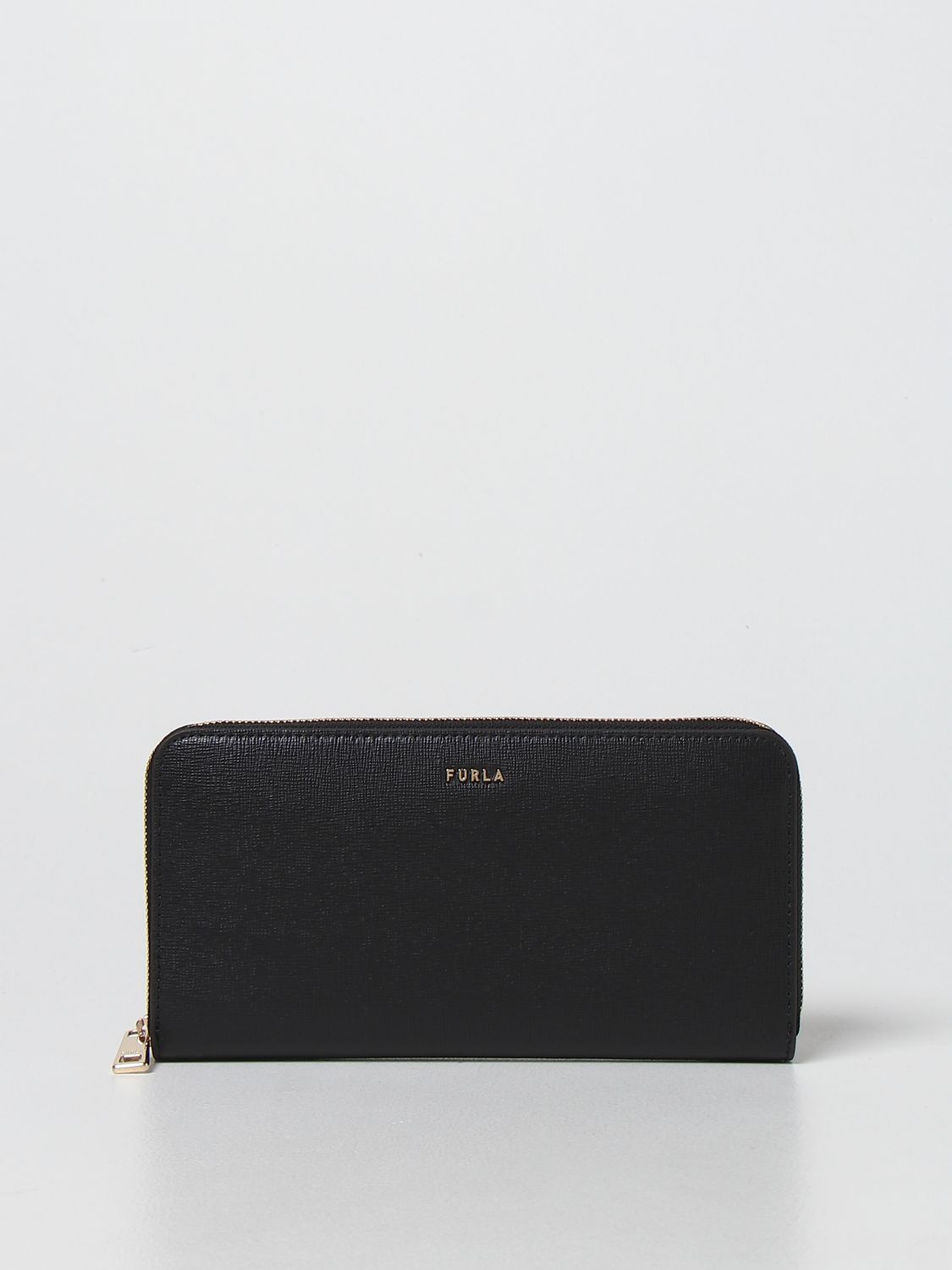 Furla Continental Wallet In Saffiano Leather In Black | ModeSens