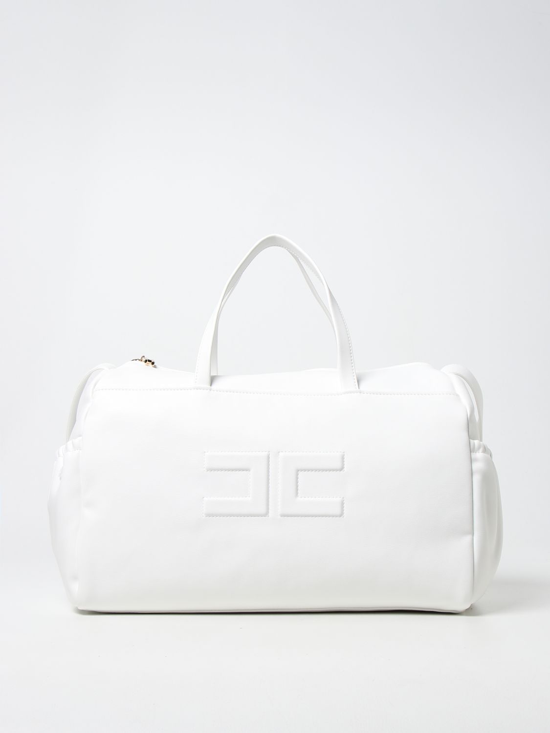 Elisabetta Franchi Givenchy Diaper Bag In Synthetic Leather In Ivory
