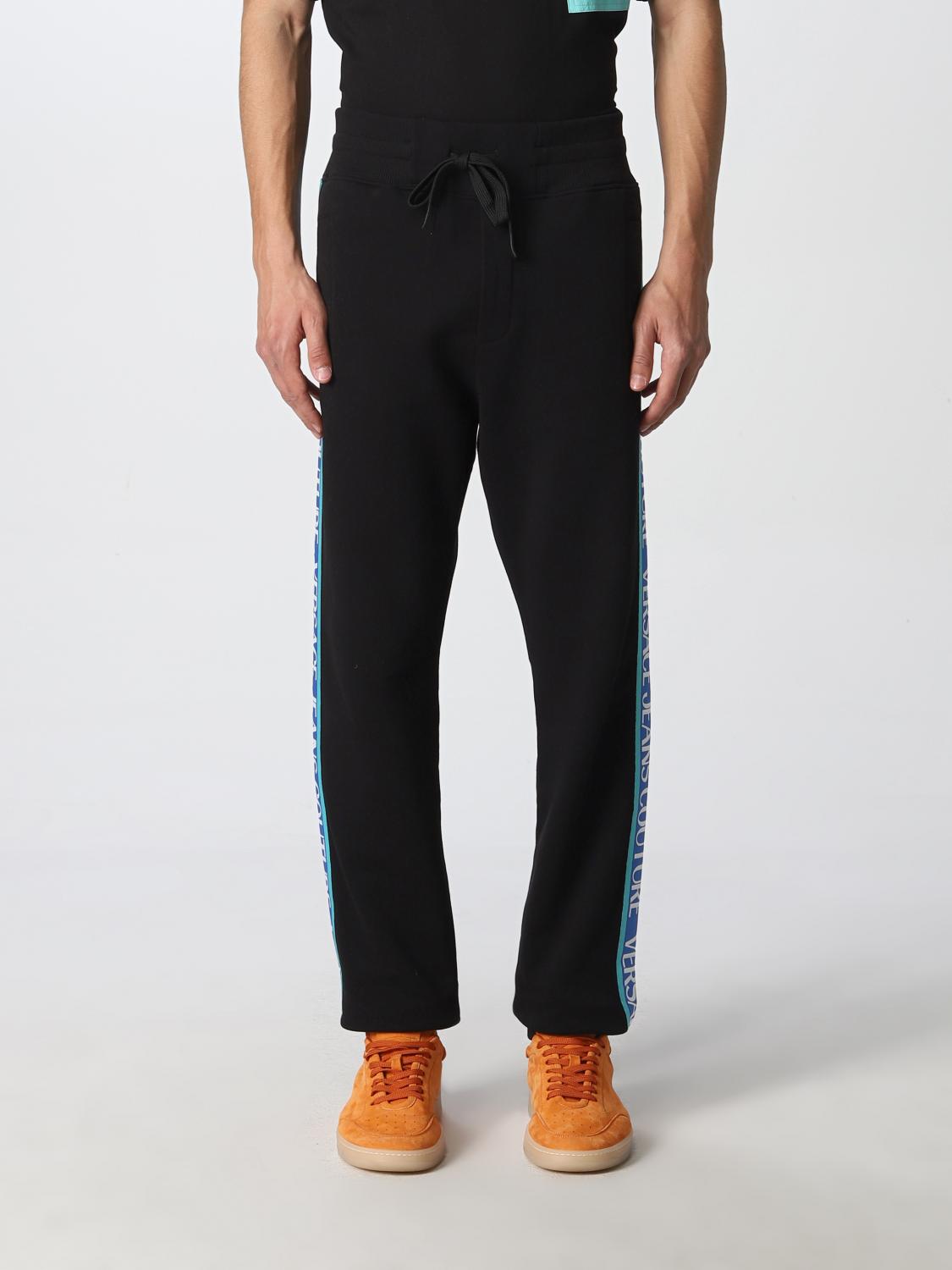 VERSACE JEANS COUTURE: Pantalón hombre - Negro | Pantalón Versace Jeans  Couture 72GAA3B6F0010 GIGLIO.COM
