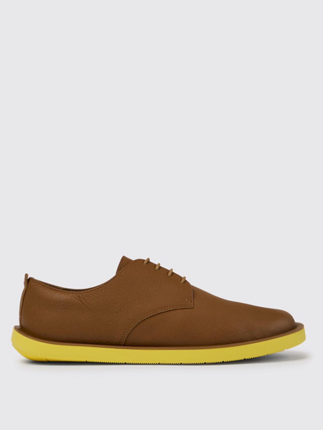 Camper Wagon  Shoes In Calfskin In Brown