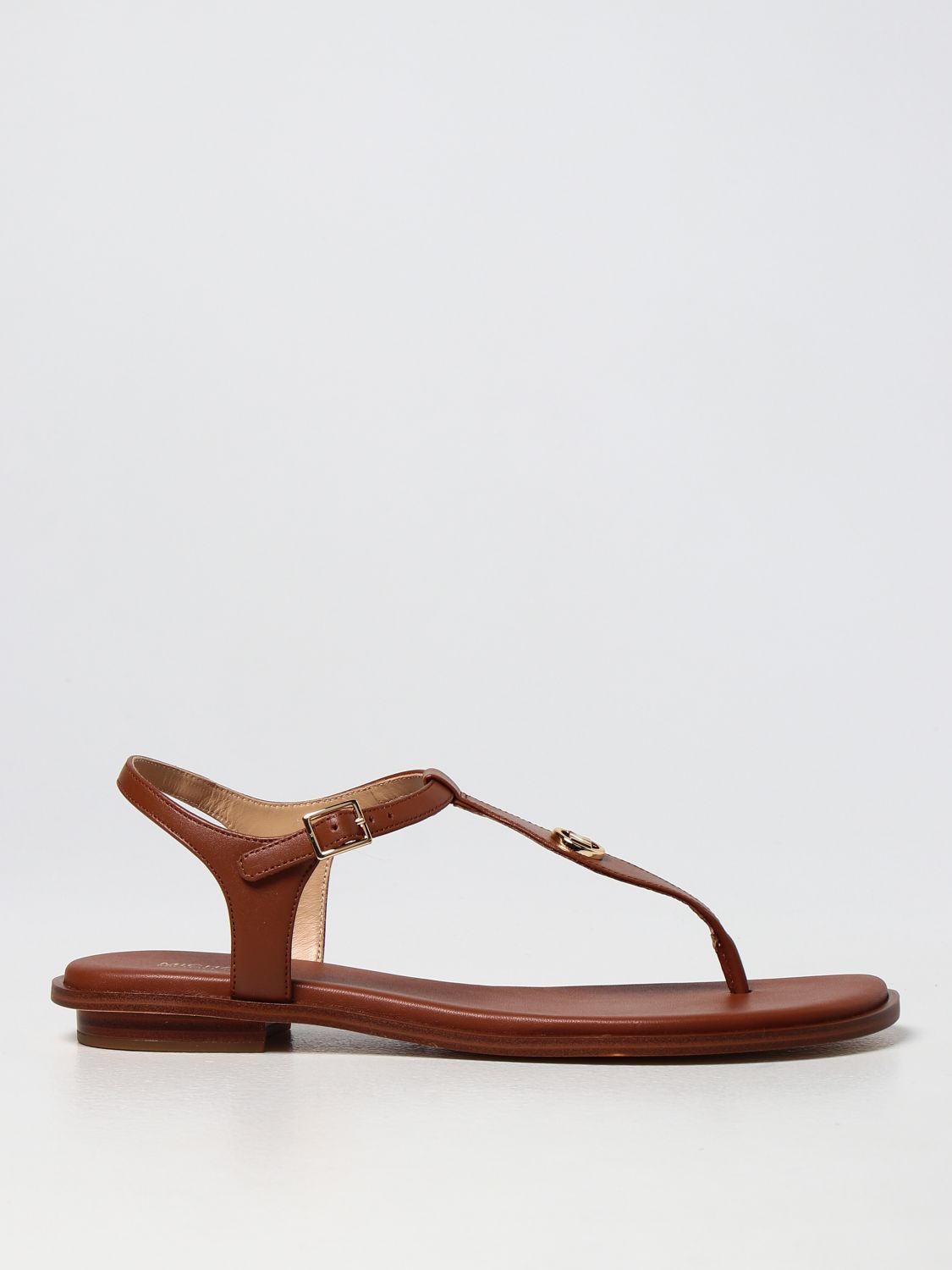 Michael Michael Kors Mallory Leather Sandals | ModeSens