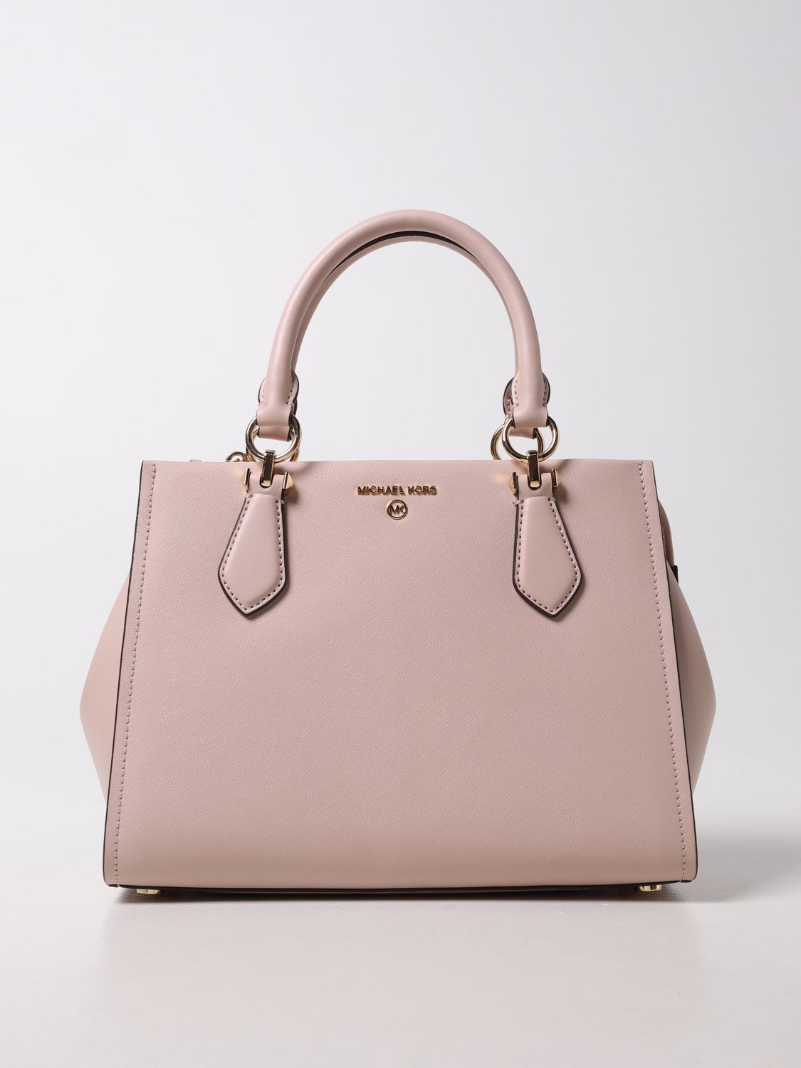 MICHAEL KORS: Marilyn Michael bag in Saffiano leather - Pink | Michael Kors  tote bags 30S2G6AS2L online on 