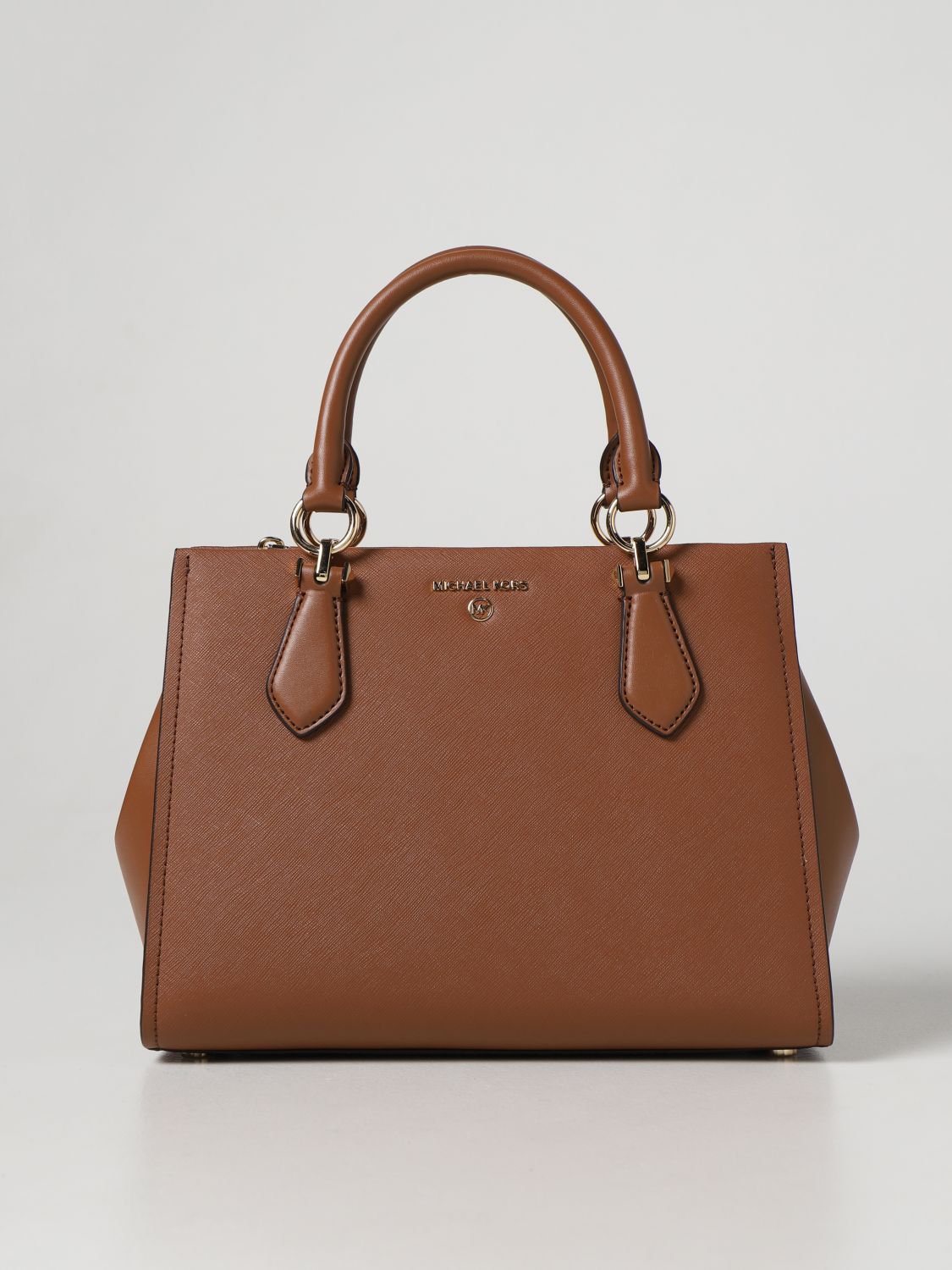 The Michael Kors Large Marilyn Satchel in the color block saffiano