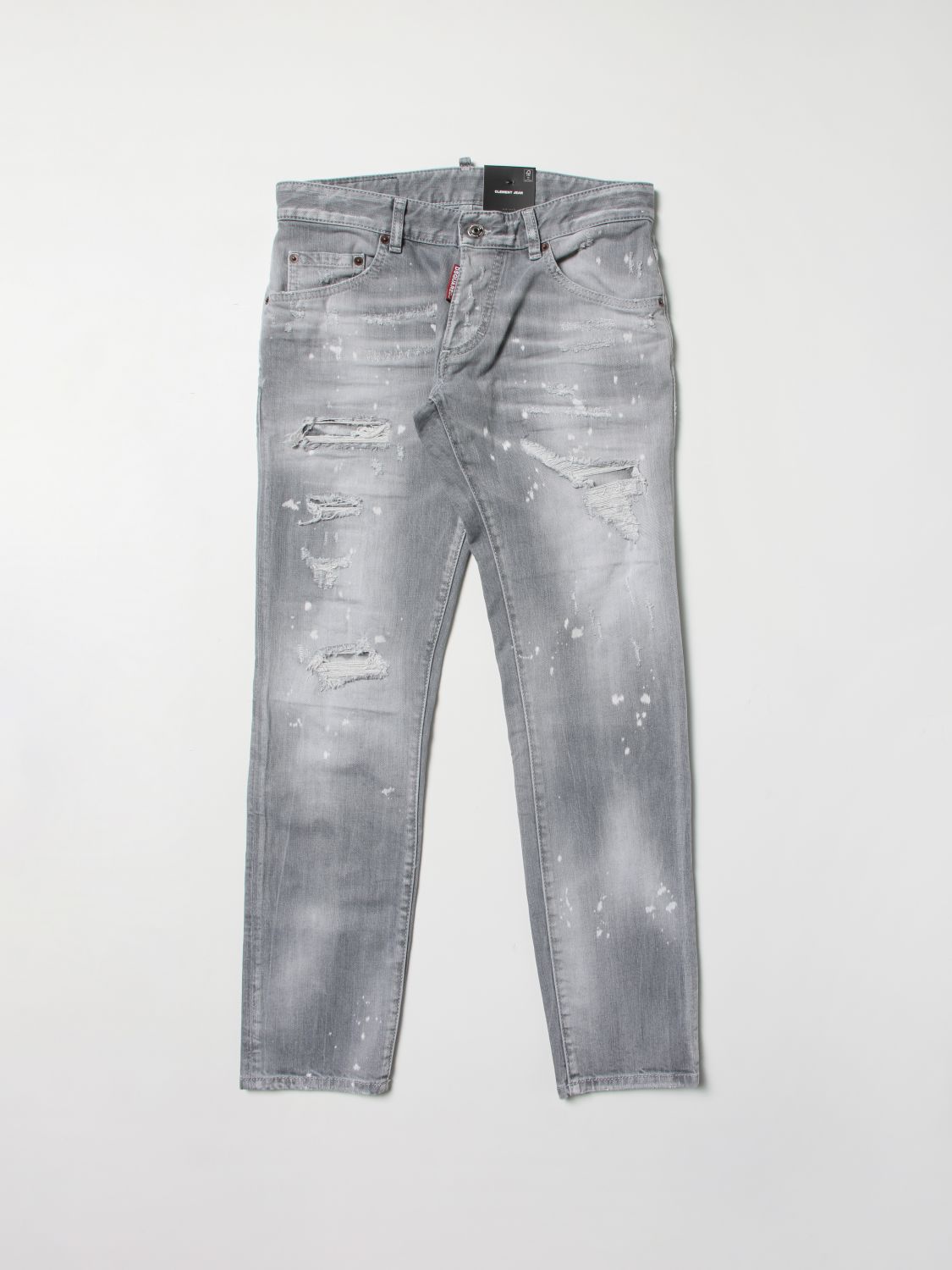Jeans Dsquared2 Junior: Jeans a 5 tasche Dsquared2 Junior grigio 1