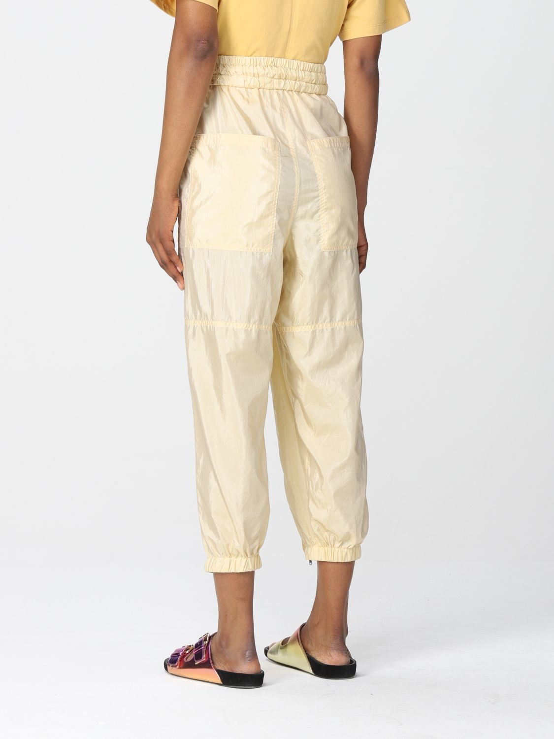 Pantalone Isabel Marant: Pantalone Isabel Marant con coulisse giallo 2