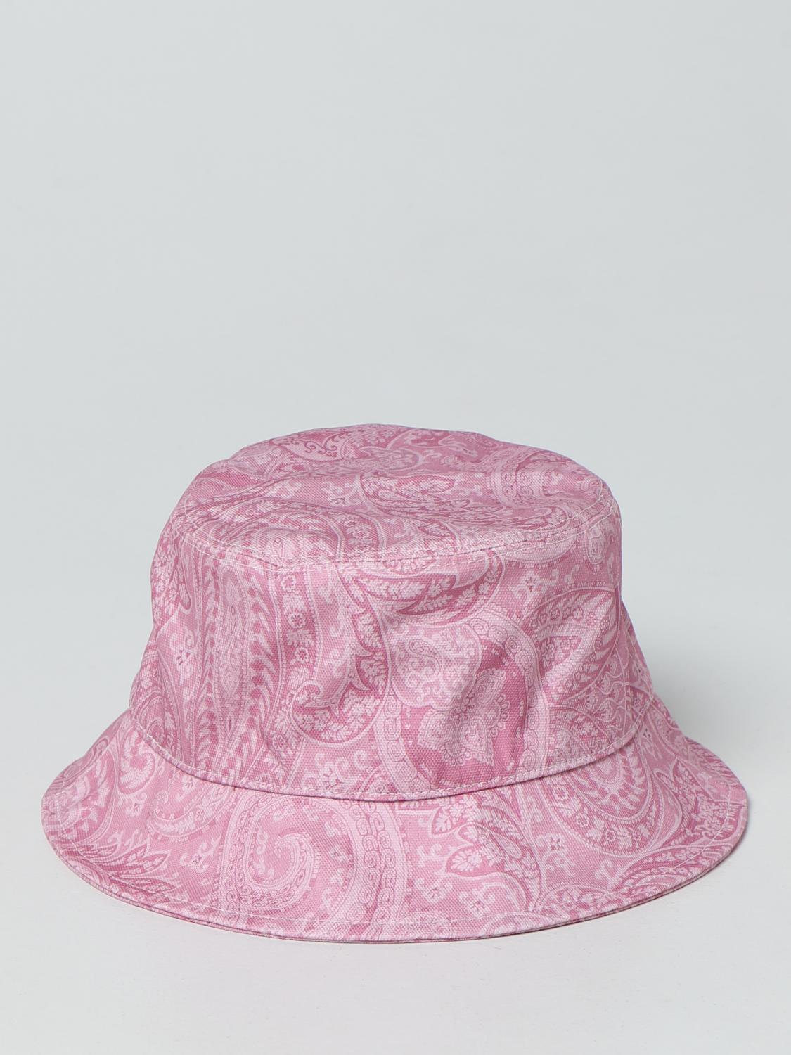 ETRO: Cappello da pescatore in cotone - Rosa | Cappello Etro 161735689  GIGLIO.COM