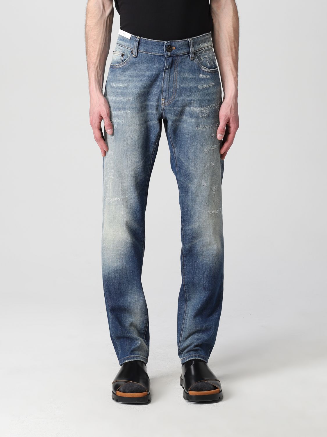 Pt 5-pocket Jeans In Used Denim In Blue | ModeSens