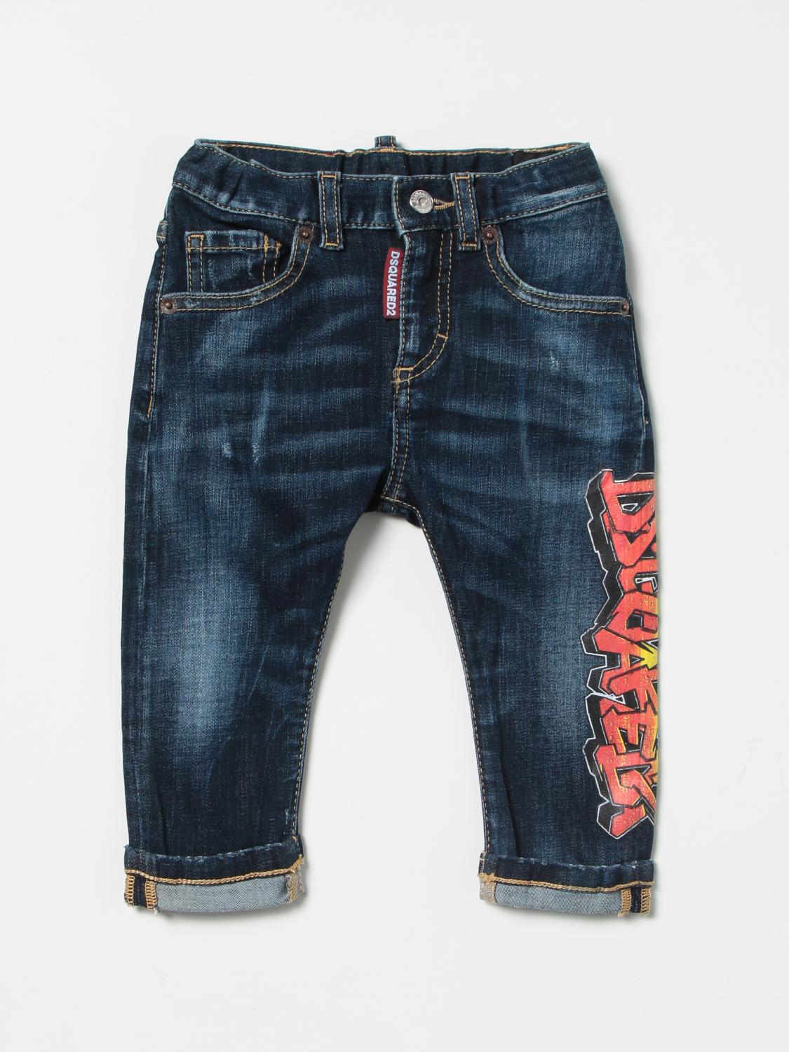 DSQUARED2 JUNIOR jeans for baby Blue Dsquared2 Junior jeans
