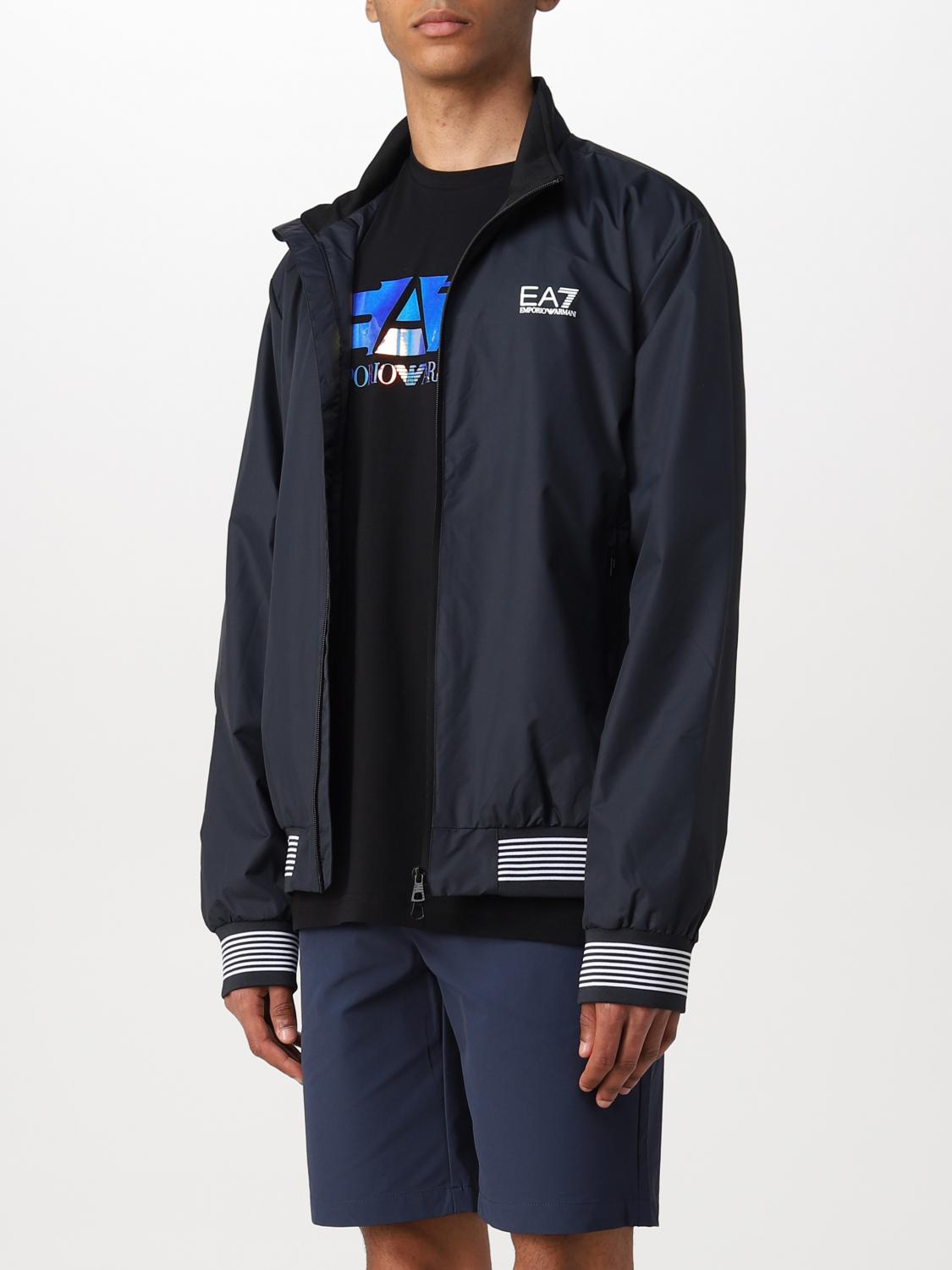 navy ea7 jacket