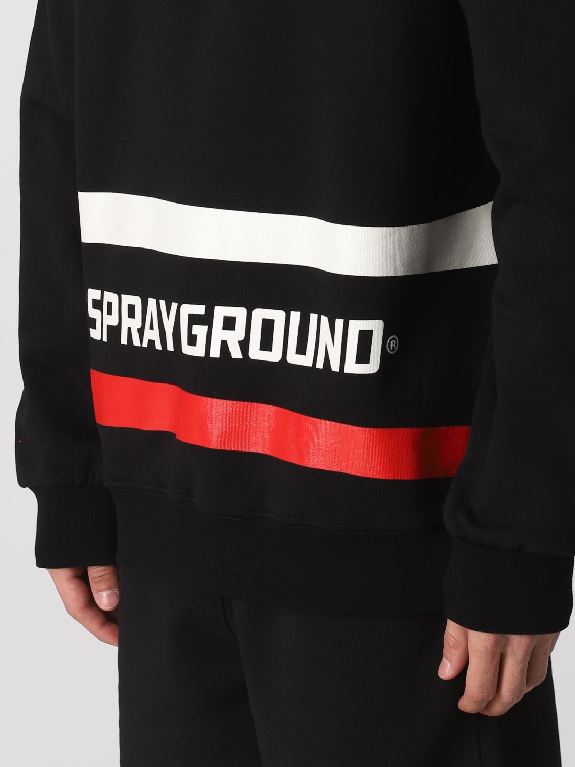 SPRAYGROUND: sweatshirt for man - Brown  Sprayground sweatshirt SP316  online at