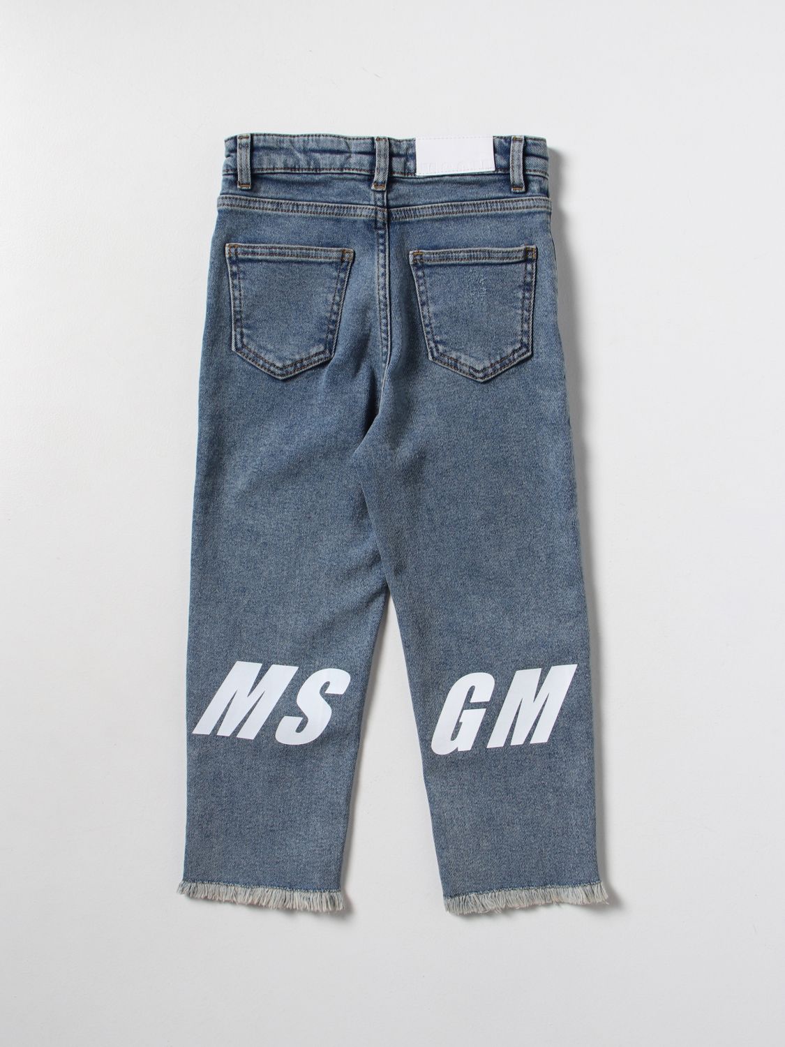 Jeans Msgm Kids: Jeans a 5 tasche Msgm Kids con logo denim 2