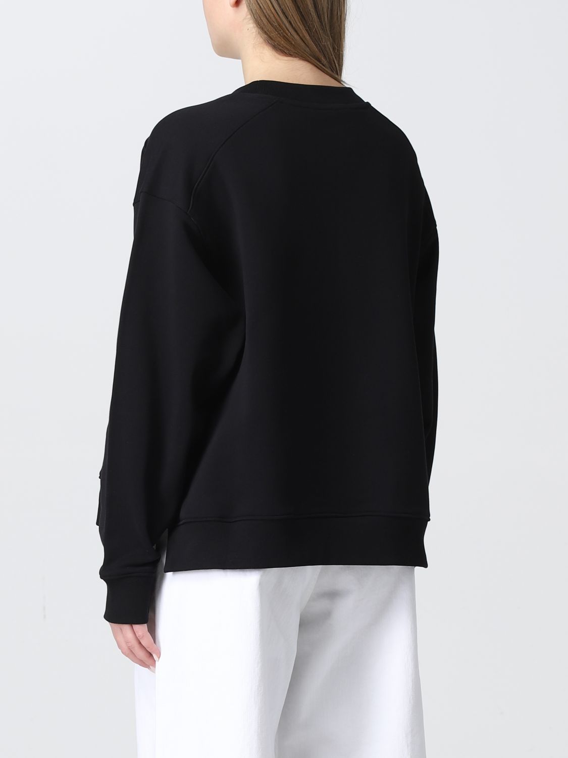 Felpa Moschino Couture: T-shirt Moschino Couture in cotone nero 2