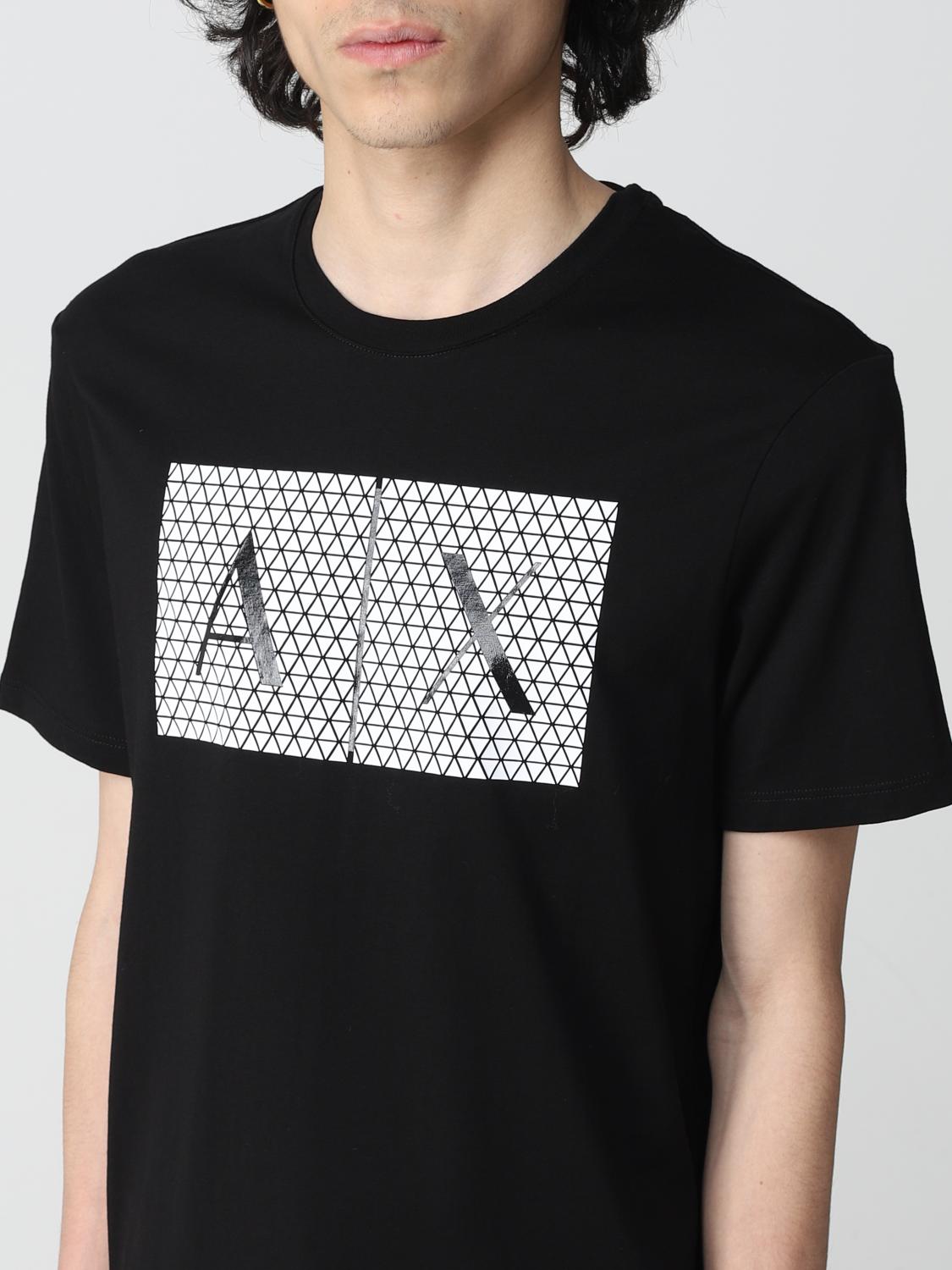 black armani exchange t shirt