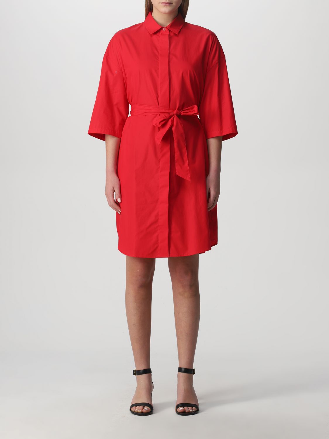 ARMANI EXCHANGE: dress for woman - Red | Armani Exchange dress ...