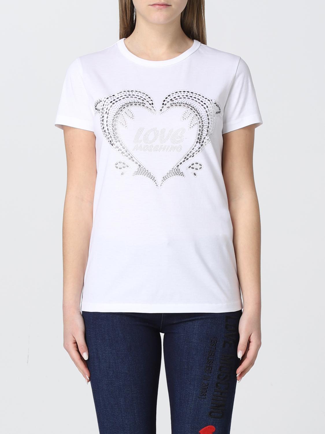 love moschino t shirt white