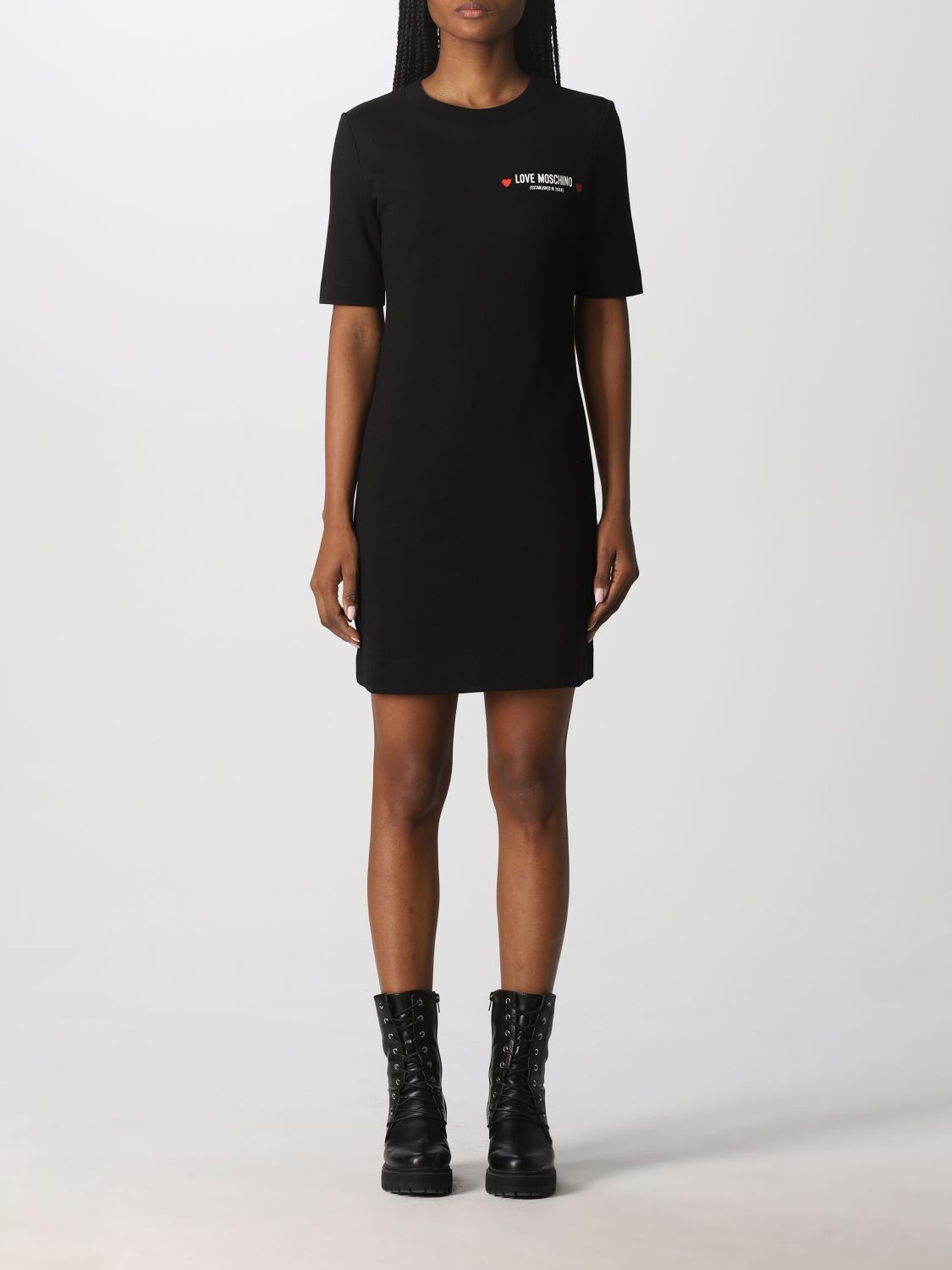Love Moschino Outlet: dress for woman - Black | Love Moschino dress ...