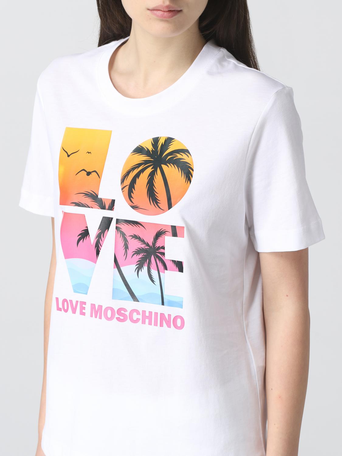 LOVE MOSCHINO: T-shirt women - White 