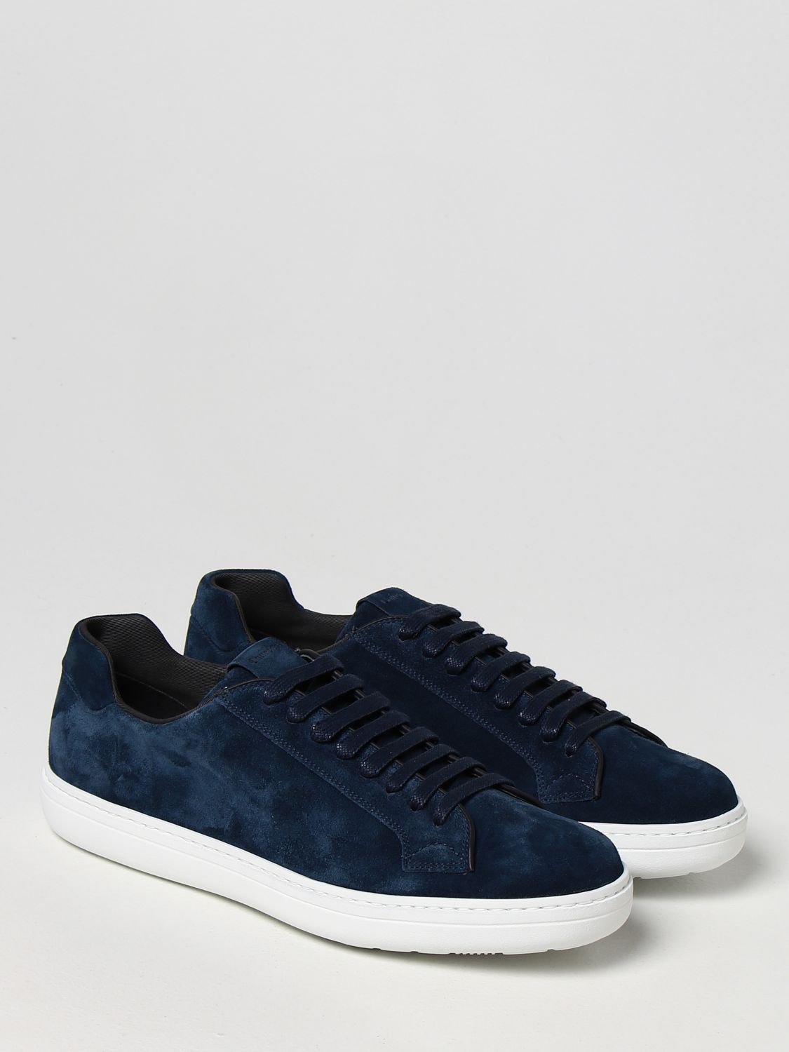 Trainers Church's: Church's Boland suede sneakers blue 2