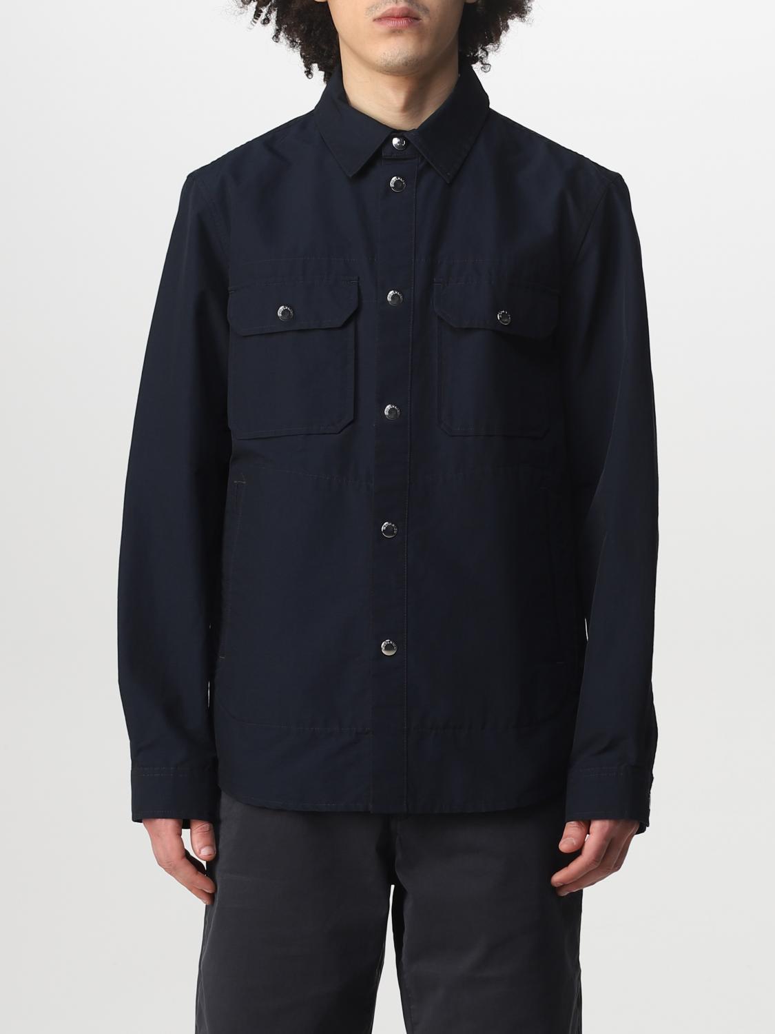 Woolrich Outlet shirt for man Blue Woolrich shirt