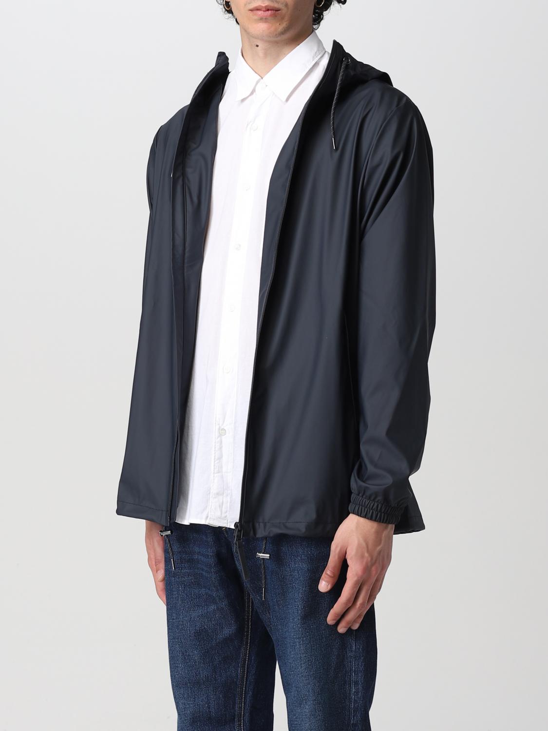 rains coach jacket black