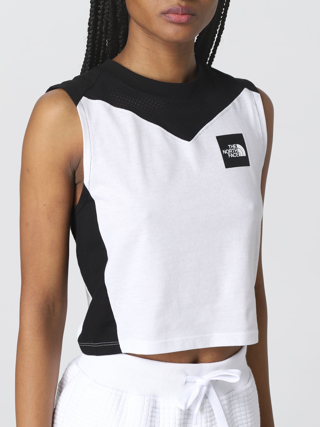Top The North Face: Top mujer The North Face blanco 4