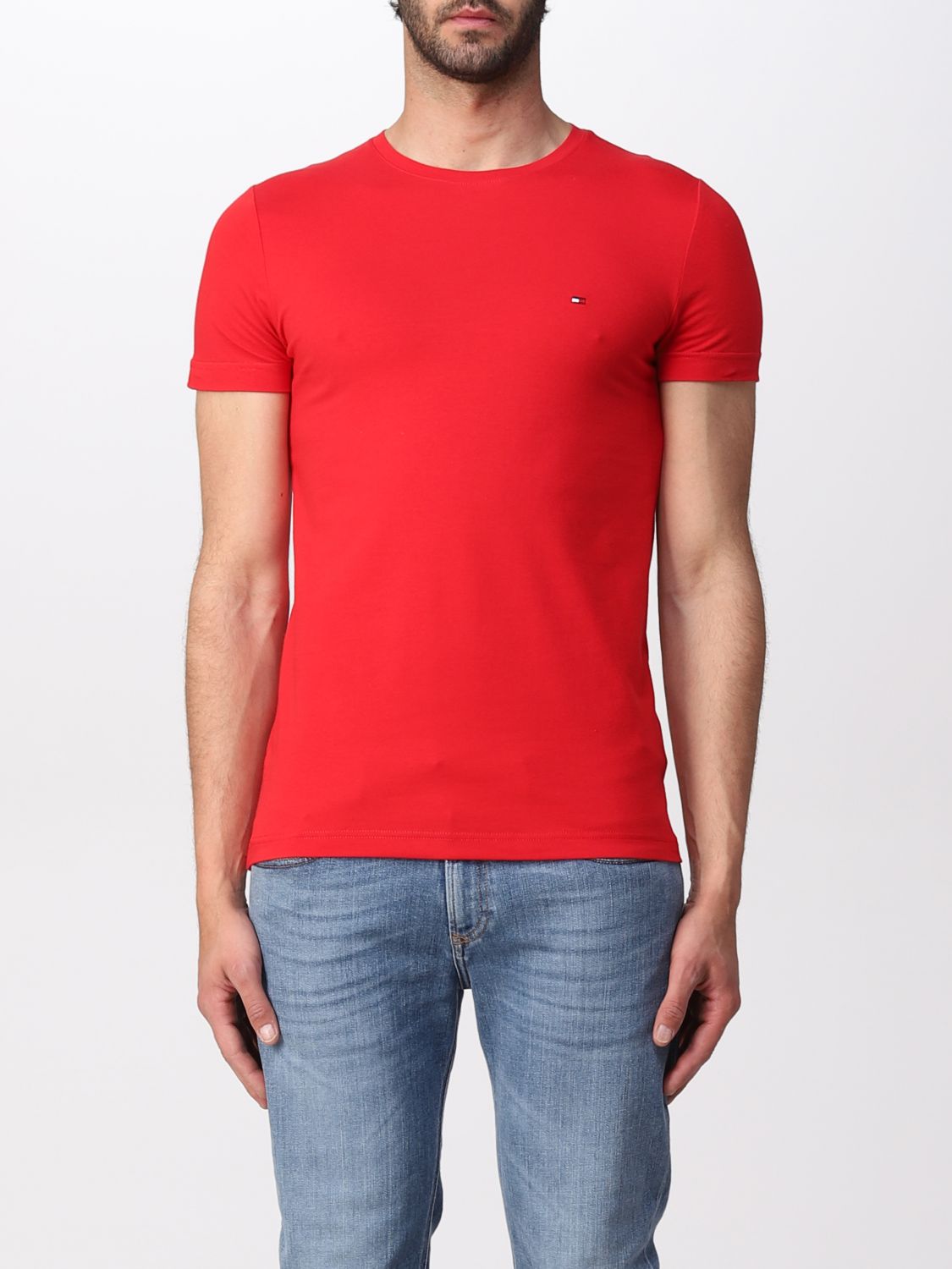 Arthur Diverse Betrouwbaar Tommy Hilfiger Outlet: T-shirt men - Red | Tommy Hilfiger t-shirt  MW0MW10800 online on GIGLIO.COM