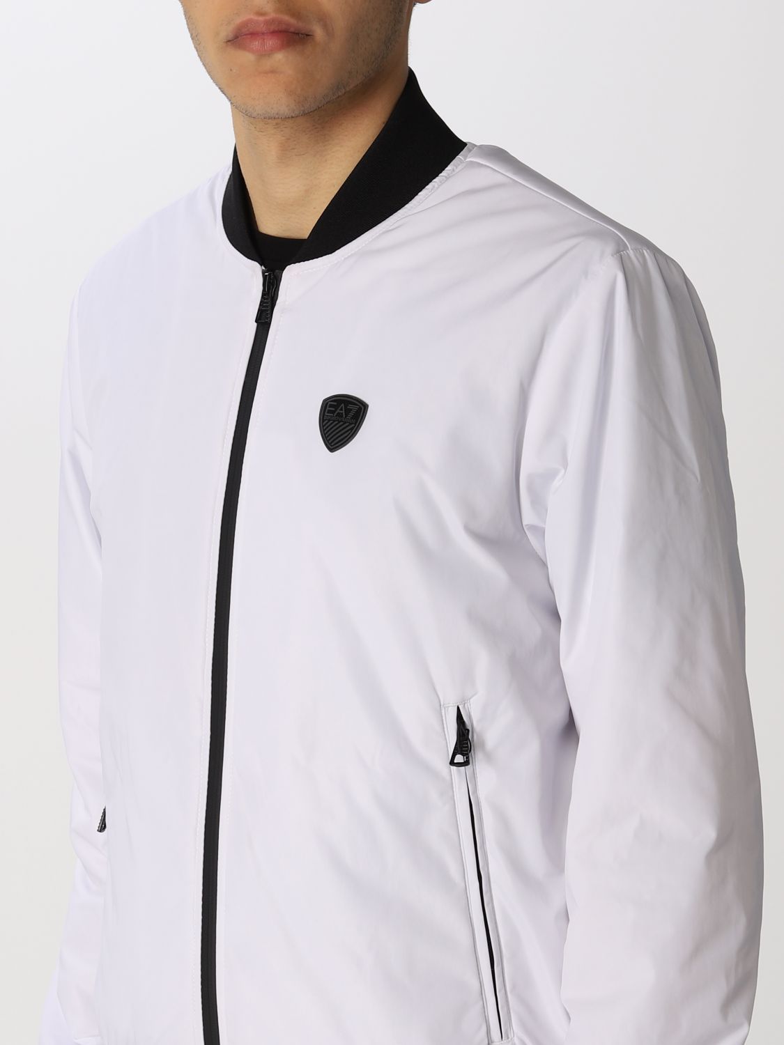 ea7 white jacket