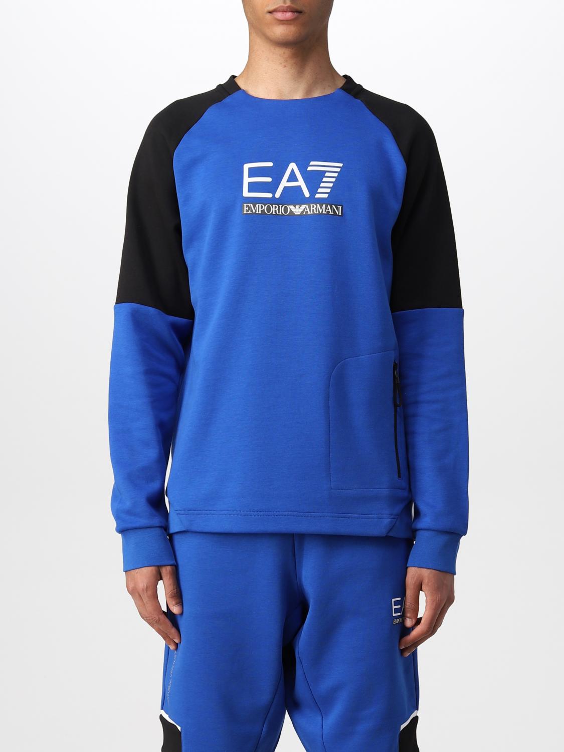 ea7 sweatshirt blue