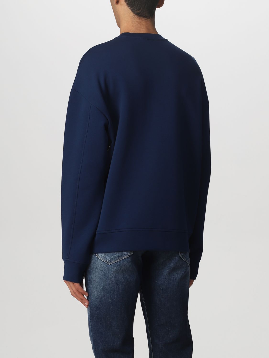 armani sweatshirt blue