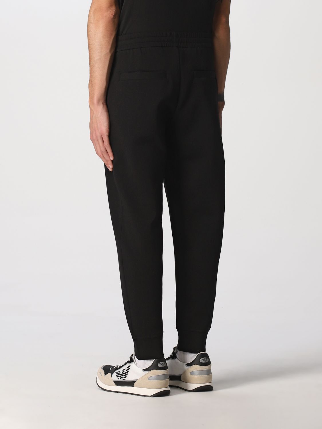 armani pants black