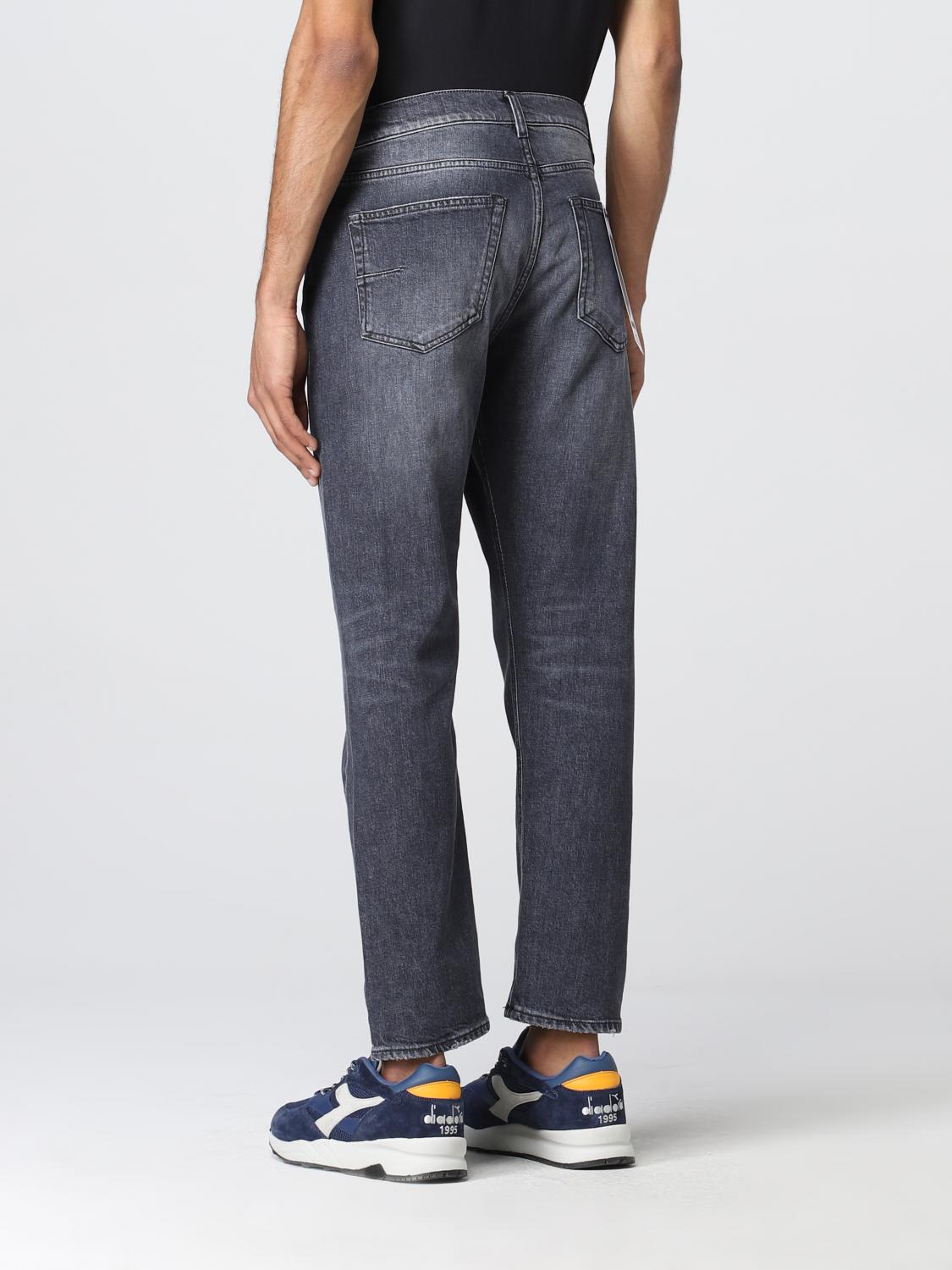 MAURO GRIFONI: 5-pocket jeans in washed denim - Denim | Jeans Mauro Grifoni  GM14200390 GIGLIO.COM