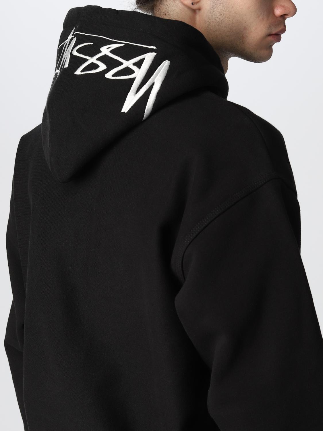 STUSSY: Sudadera hombre | Sudadera Stussy Hombre Negro | Sudadera Stussy  118472 GIGLIO.COM