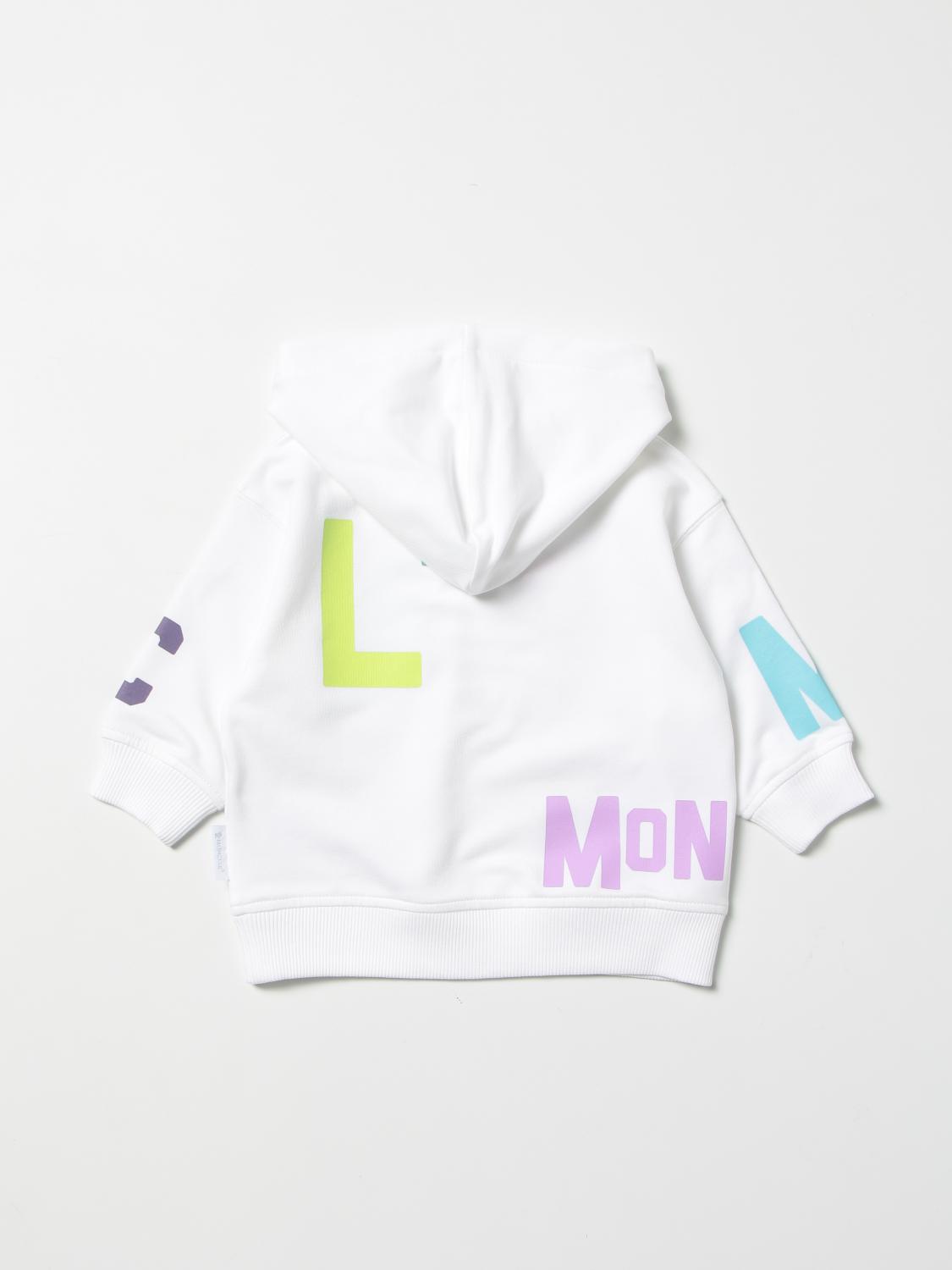 MONCLER: kids' hoodie - White | Moncler 