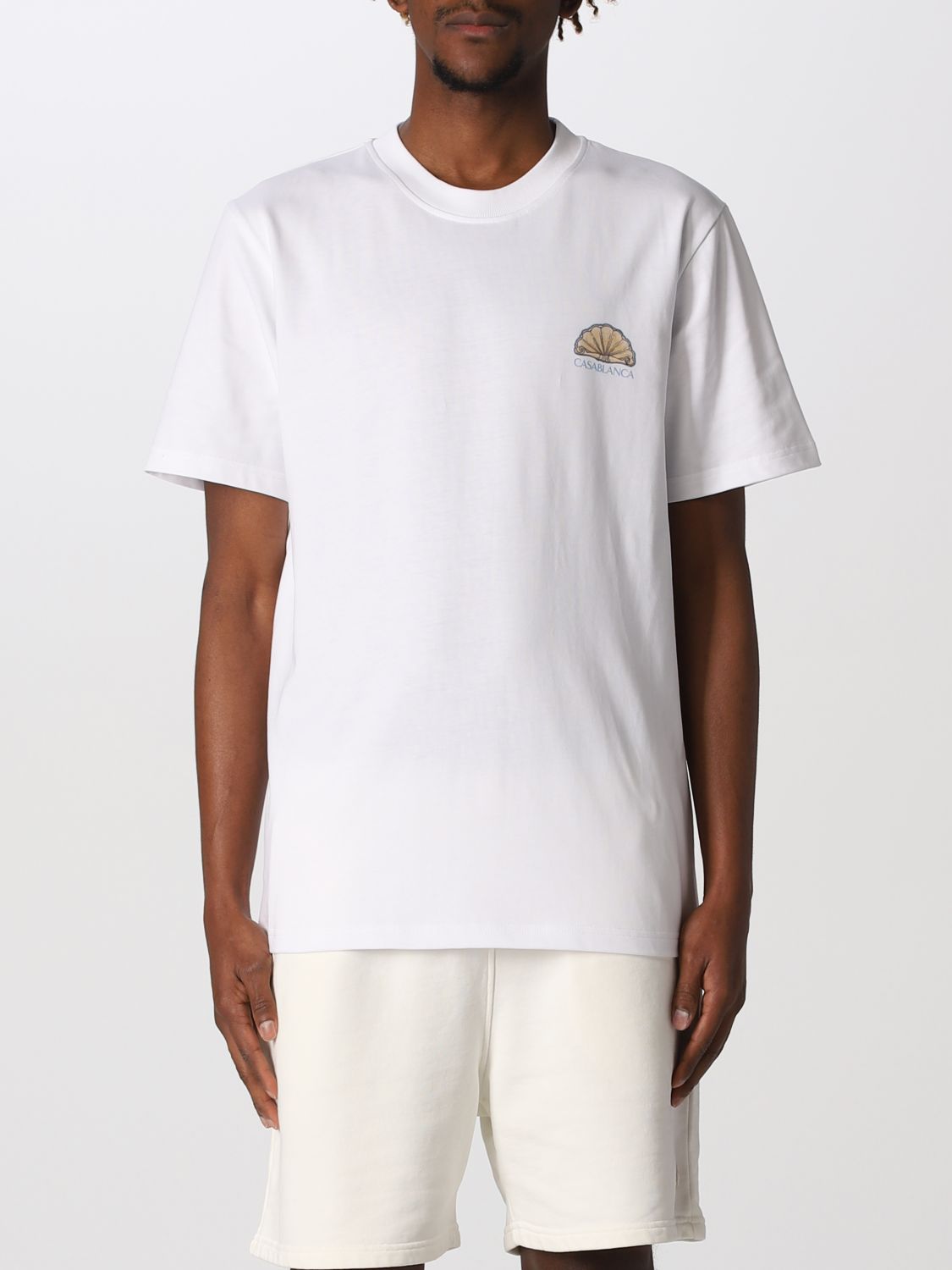 CASABLANCA: t-shirt for man - White | Casablanca t-shirt MS22JTS001 ...
