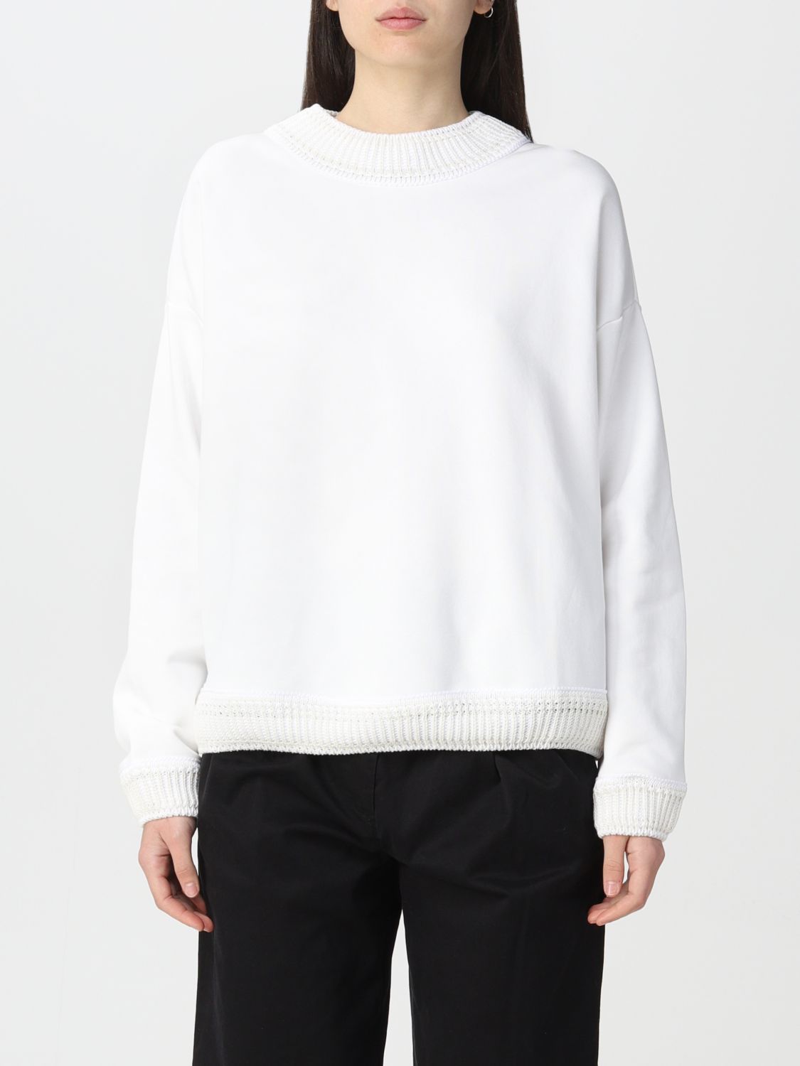 ERMANNO FIRENZE: sweater for woman - White | Ermanno Firenze sweater ...