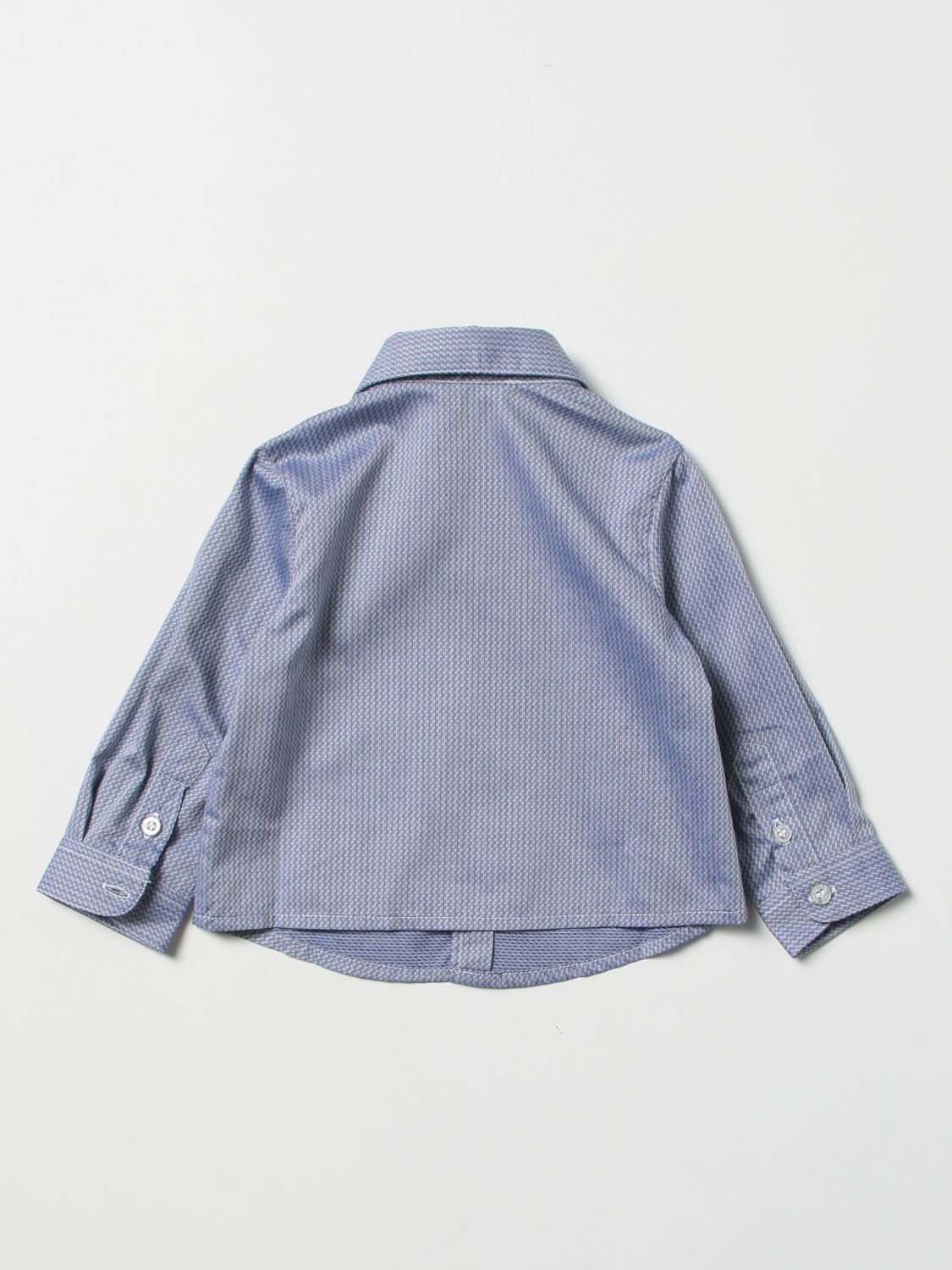 Shirt Emporio Armani: Emporio Armani shirt for baby gnawed blue 2