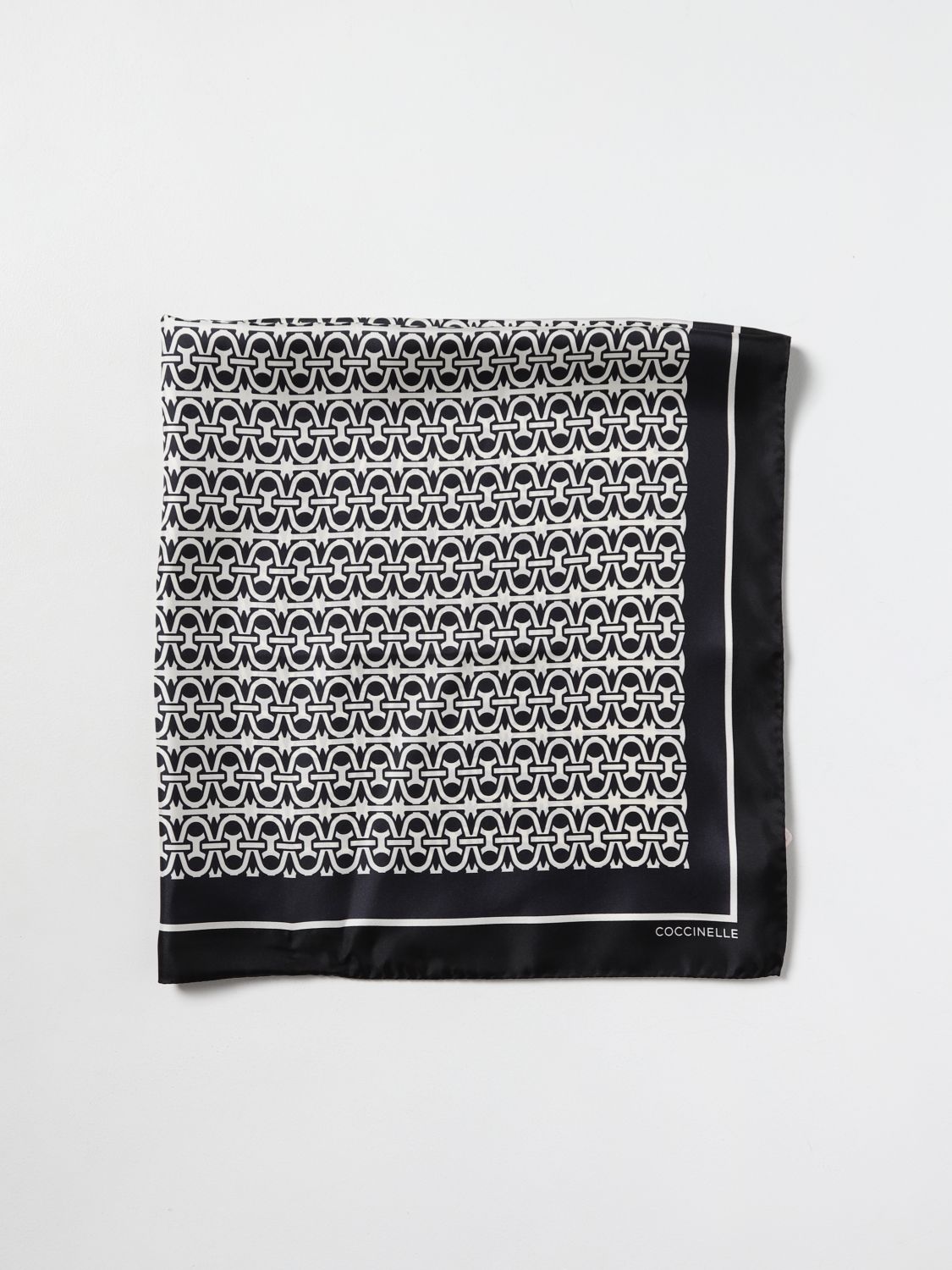 COCCINELLE: neck scarf for woman - Black | Coccinelle neck scarf ...