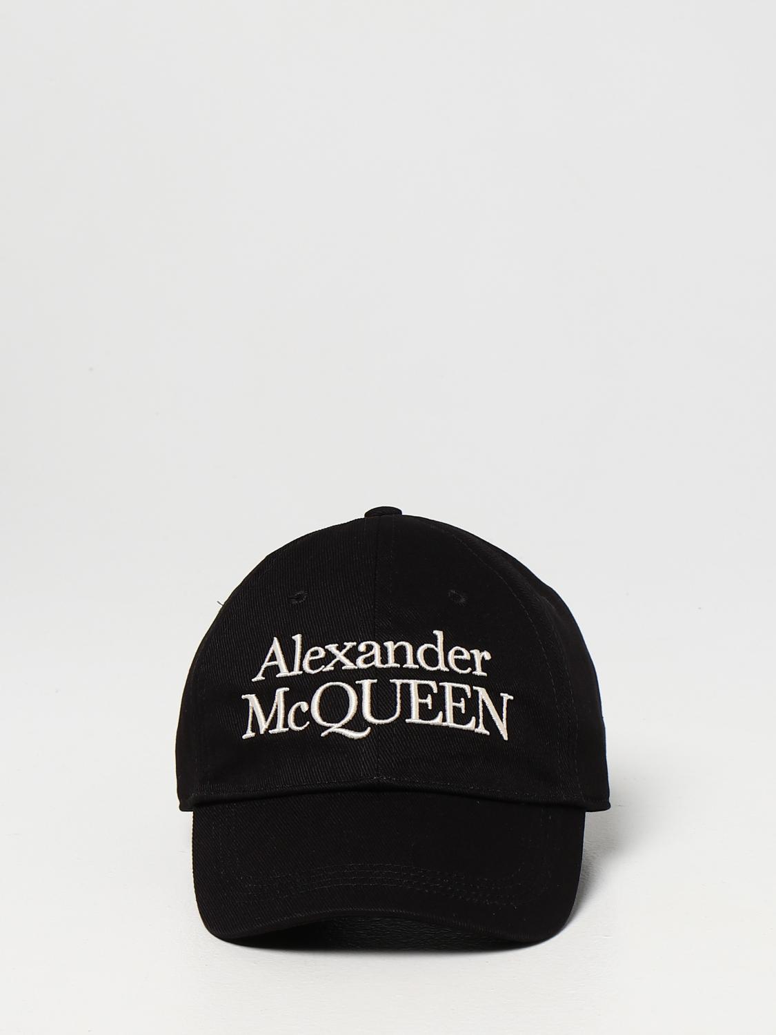 ALEXANDER MCQUEEN: Cappello da baseball con logo - Nero | Cappello  Alexander Mcqueen 6886584105Q GIGLIO.COM