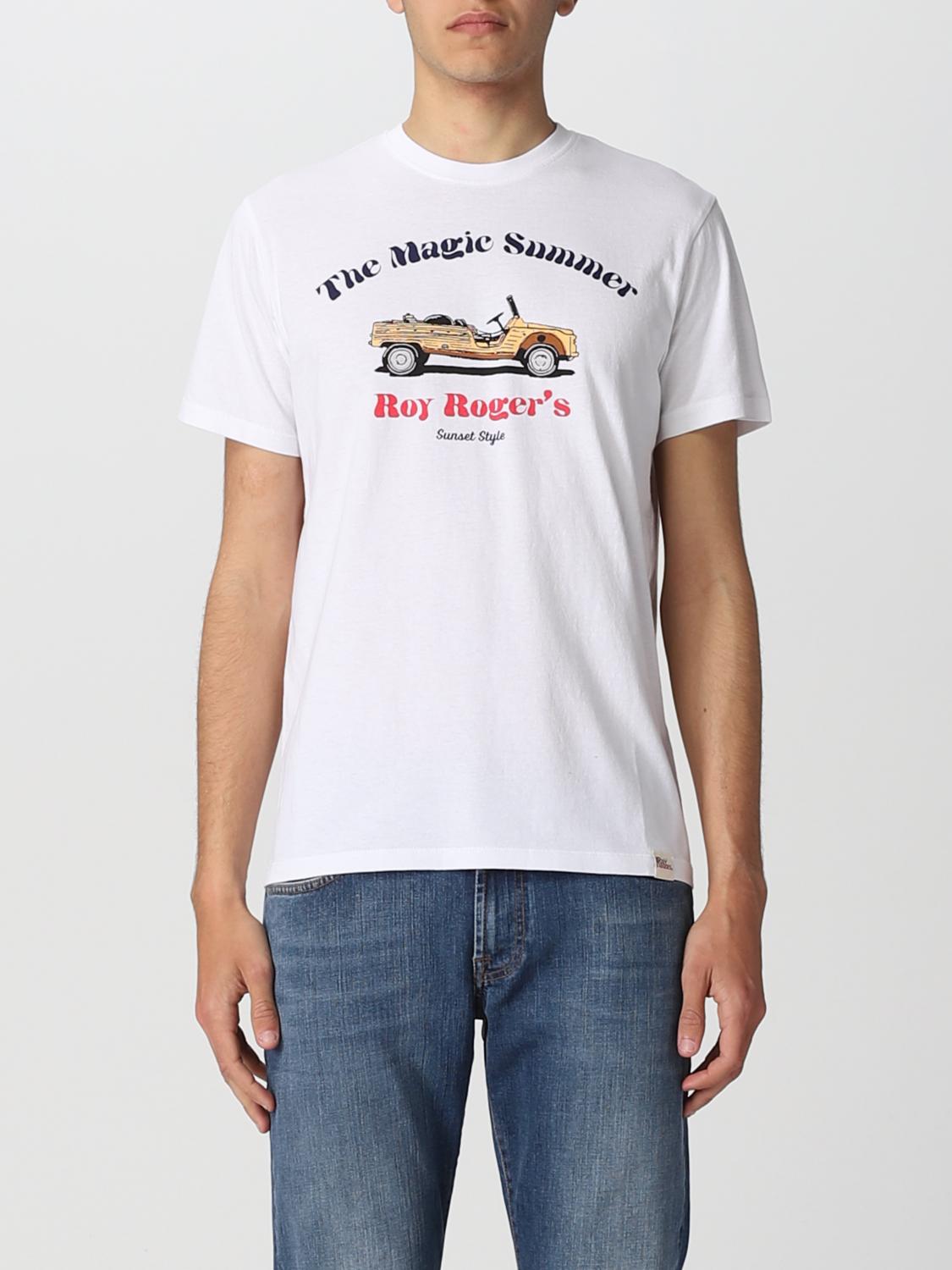 ROY ROGERS: T-shirt men - White | T-Shirt Roy Rogers RRU640C748XXXX  GIGLIO.COM