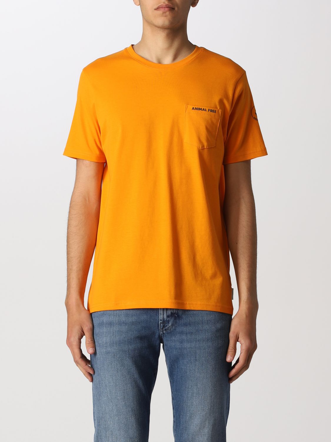 Save The Duck T-shirt  Men In Orange