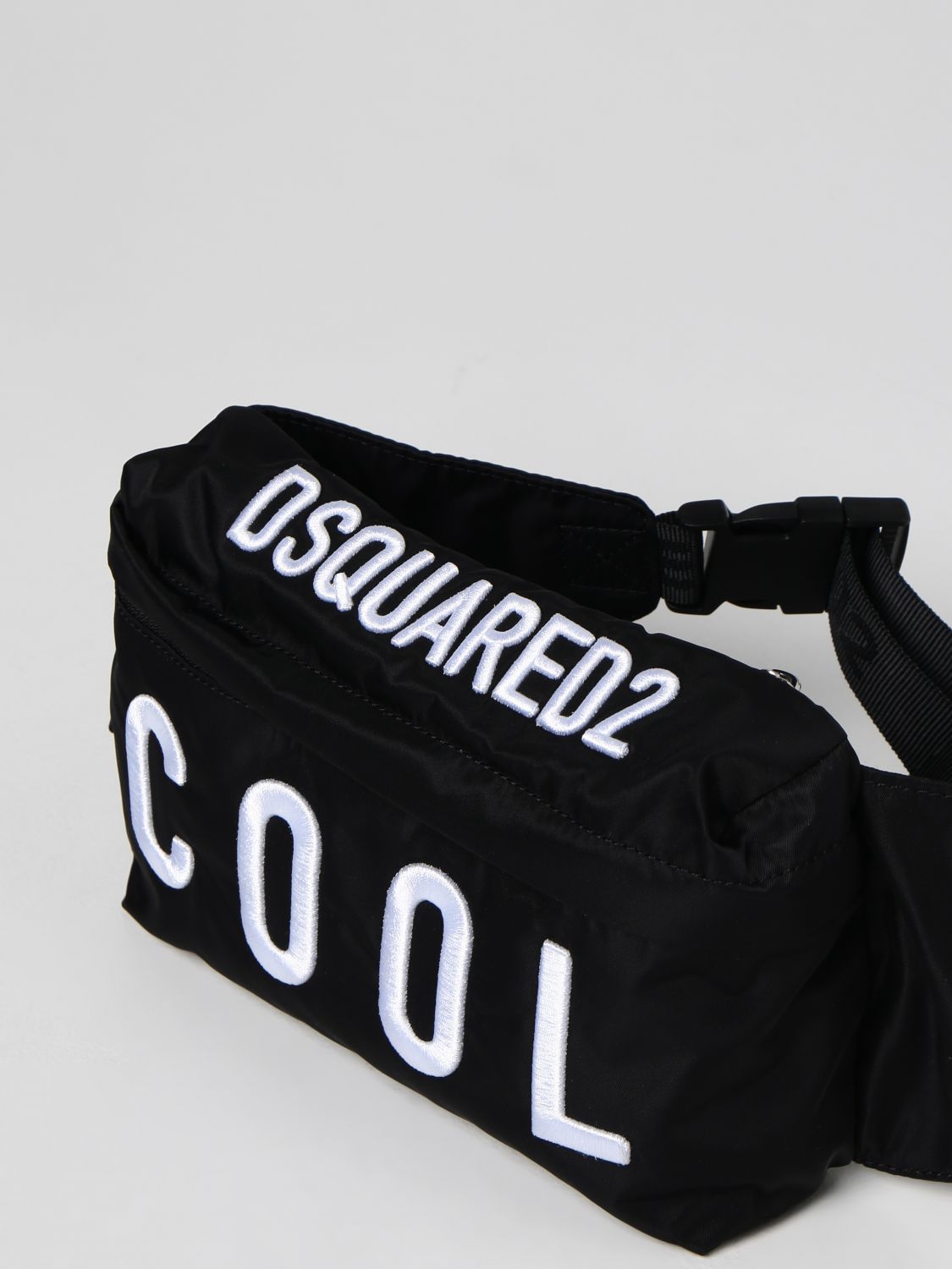 Duffel Bag Dsquared2 Junior: Dsquared2 Junior nylon belt bag black 3