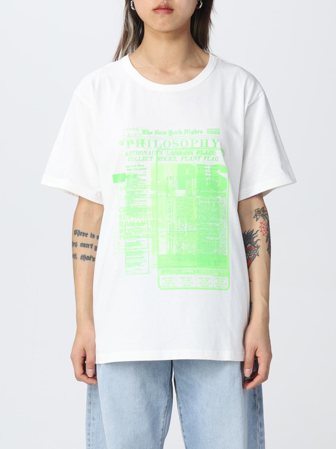 Philosophy Di Lorenzo Serafini Cotton T-shirt In White