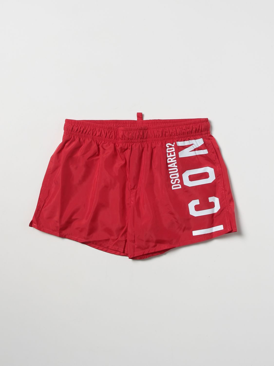 DSQUARED2 JUNIOR: swimsuit for boys - Red | Dsquared2 Junior swimsuit ...