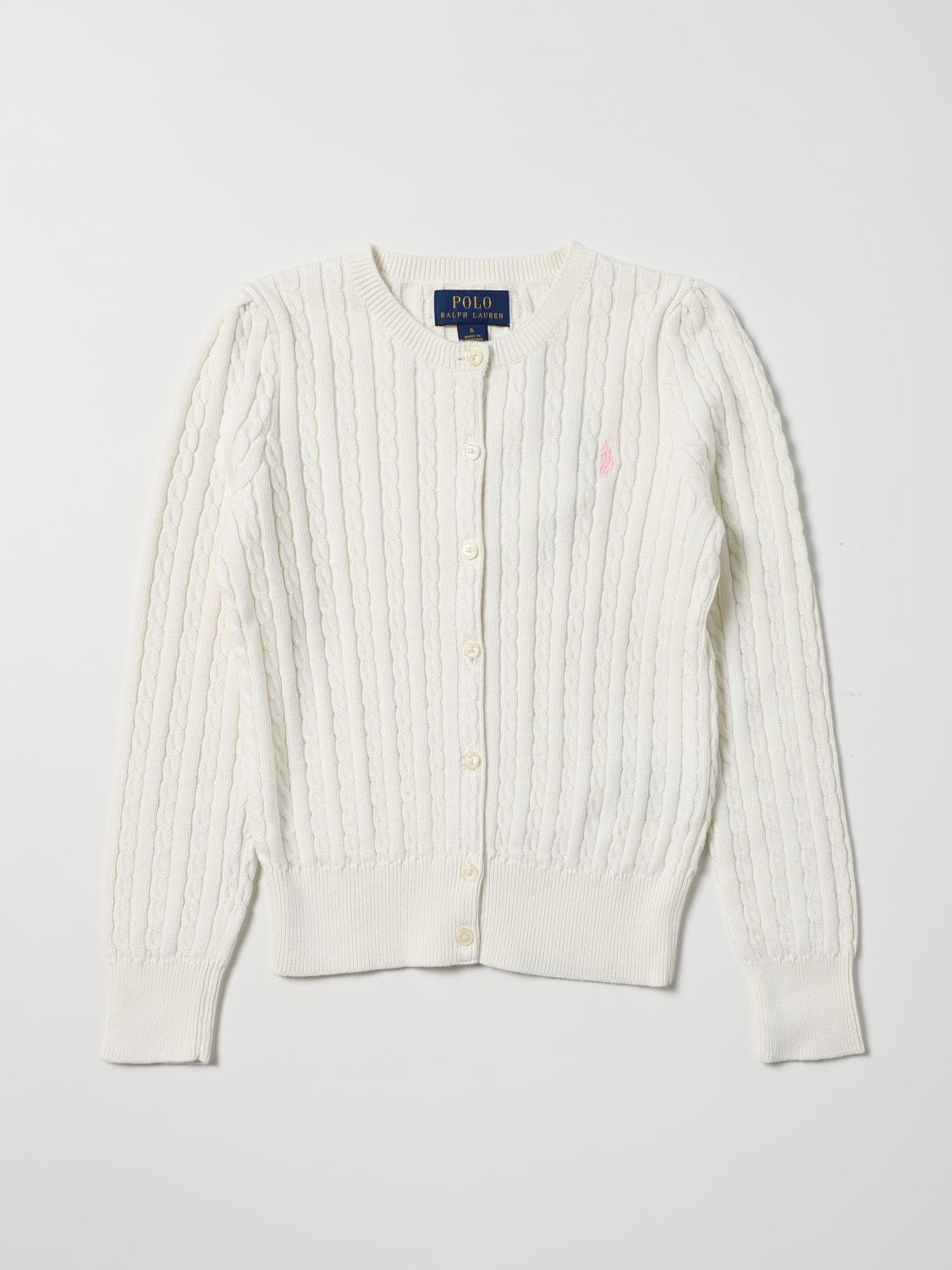 POLO RALPH LAUREN: sweater for girls - White | Polo Ralph Lauren sweater  312543047 online on 
